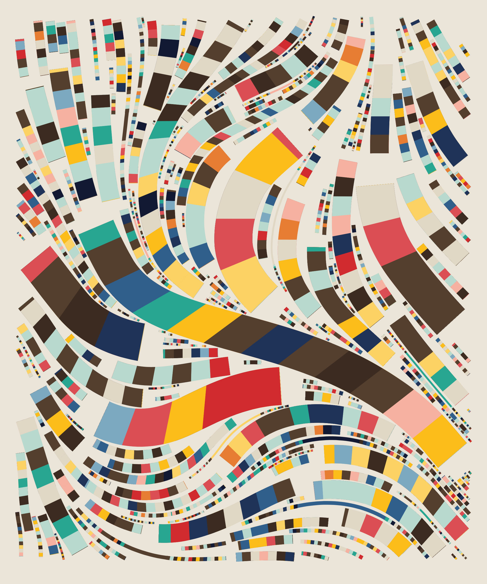 Art Blocks - Art Blocks v2 - Fidenza #635 - NFT # 78000635