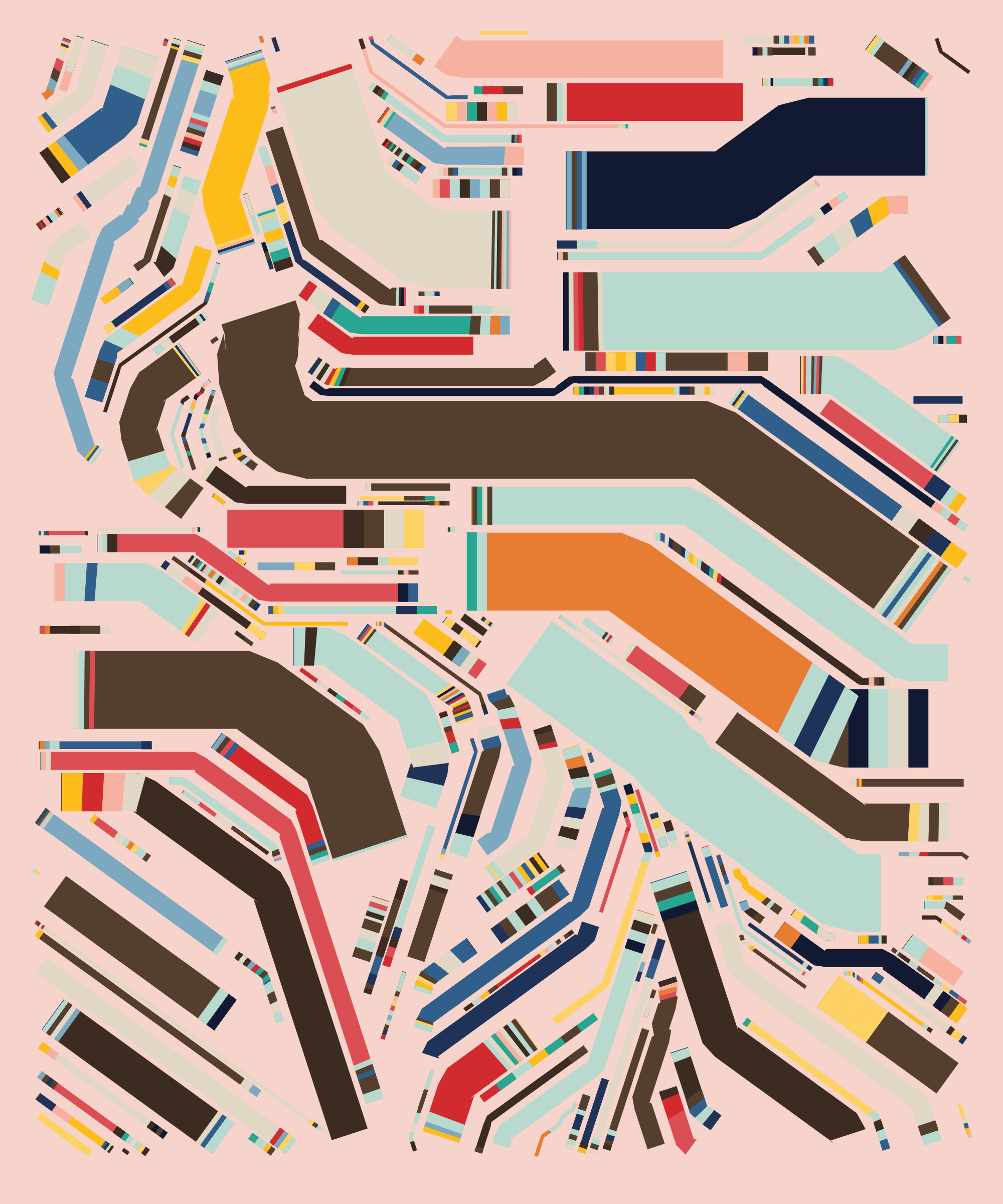 Art Blocks - Art Blocks v2 - Fidenza #637 - NFT # 78000637