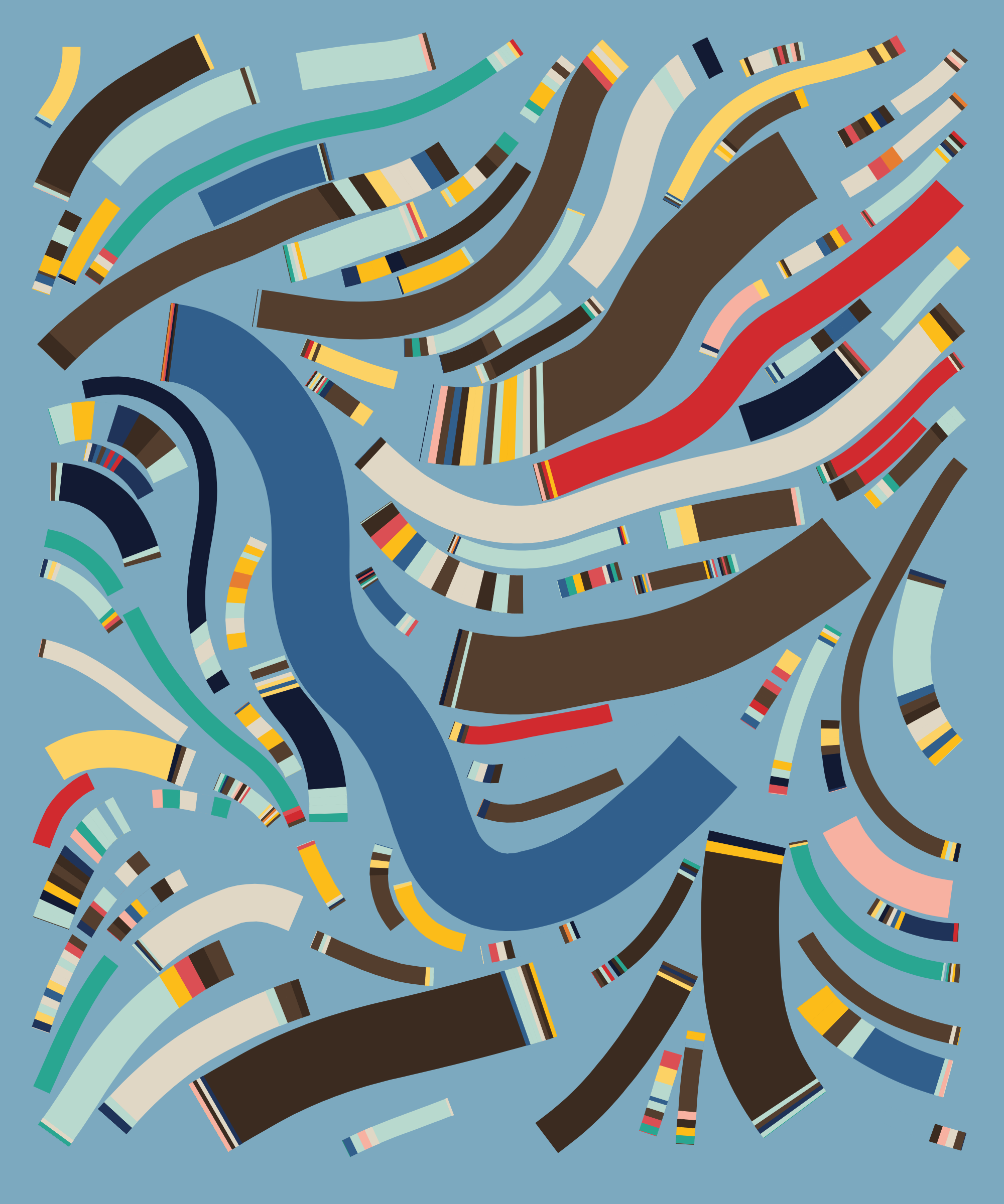 Art Blocks - Art Blocks v2 - Fidenza #641 - NFT # 78000641