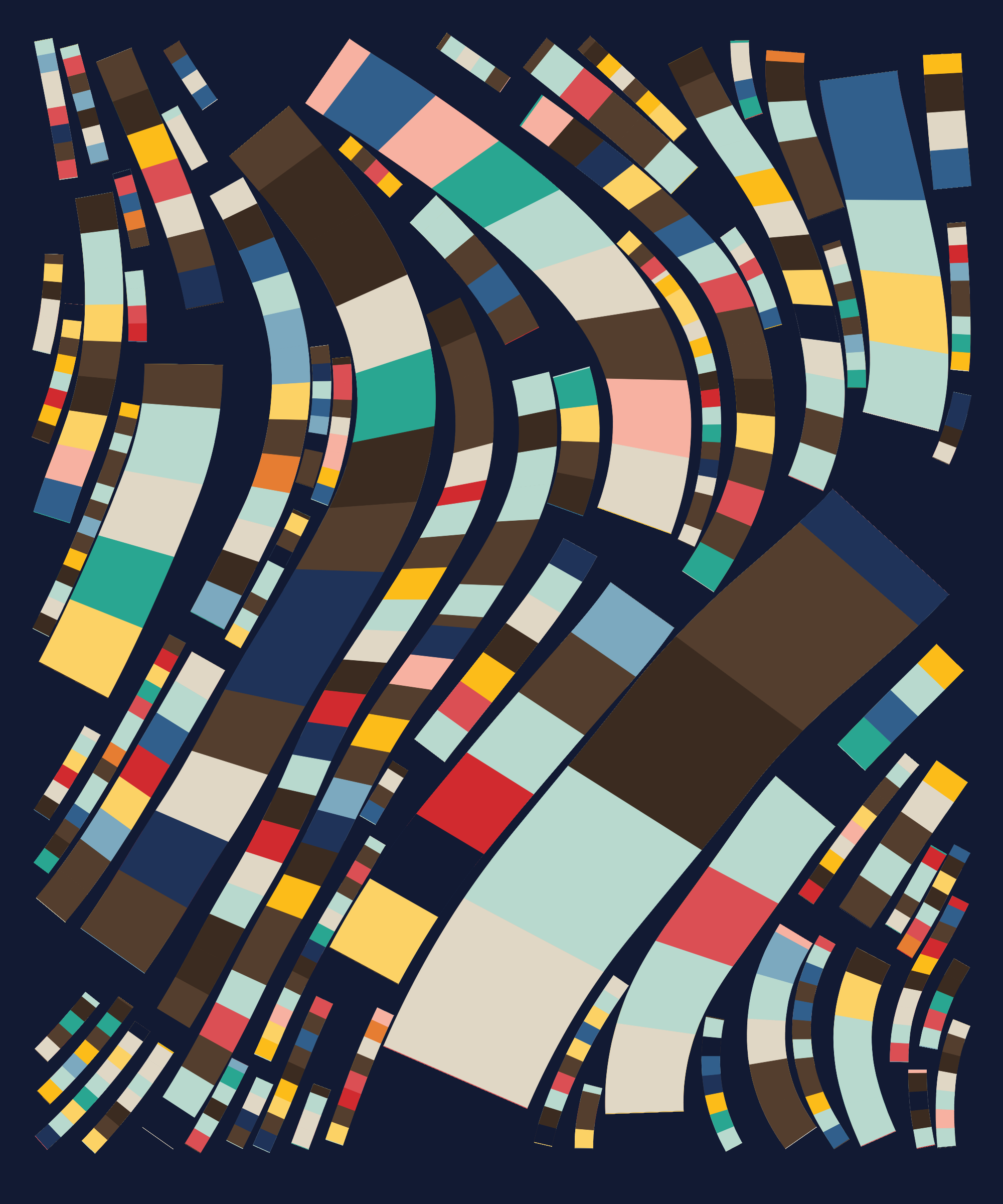 Art Blocks - Art Blocks v2 - Fidenza #642 - NFT # 78000642