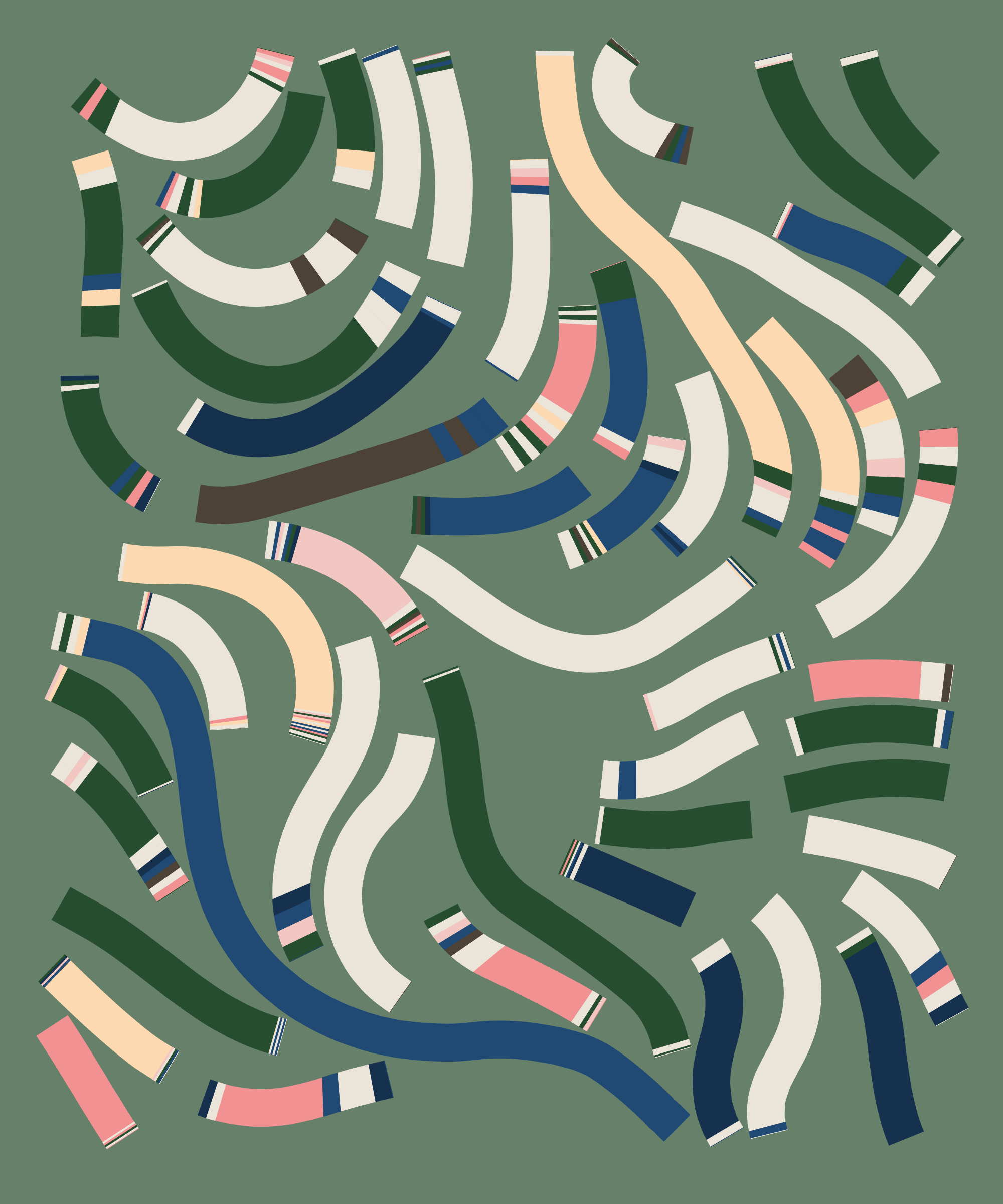 Art Blocks - Art Blocks v2 - Fidenza #675 - NFT # 78000675