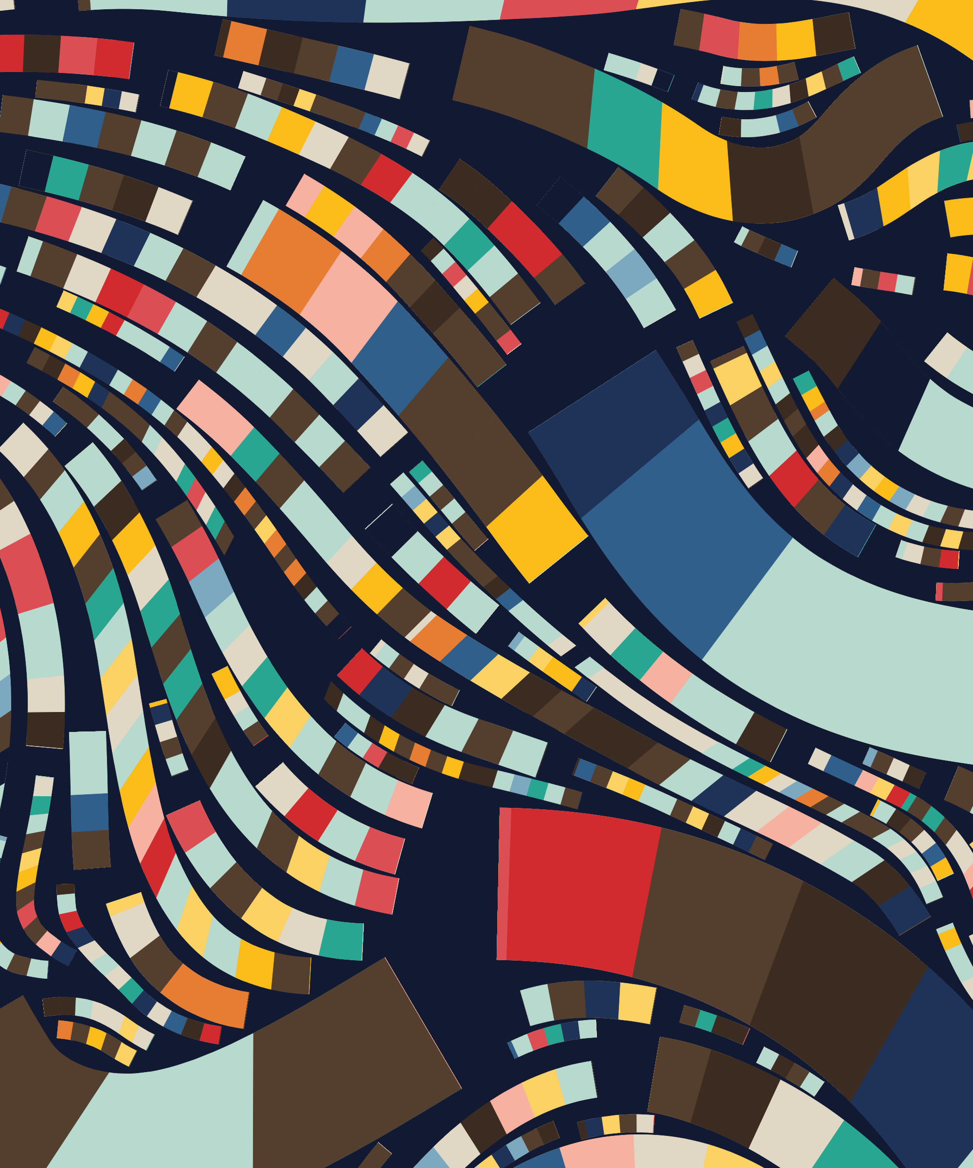 Art Blocks - Art Blocks v2 - Fidenza #677 - NFT # 78000677