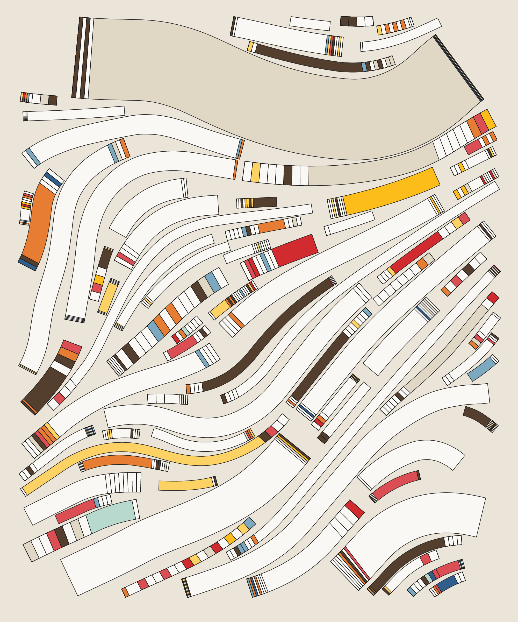 Art Blocks - Art Blocks v2 - Fidenza #688 - NFT # 78000688