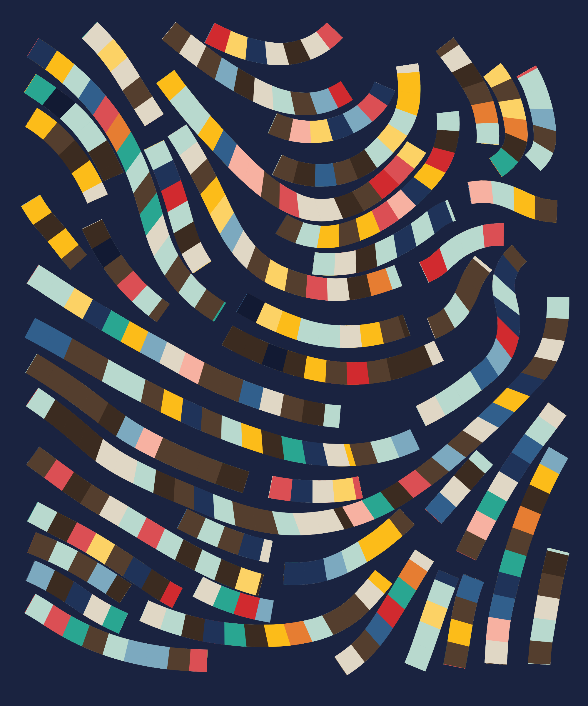 Art Blocks - Art Blocks v2 - Fidenza #691 - NFT # 78000691