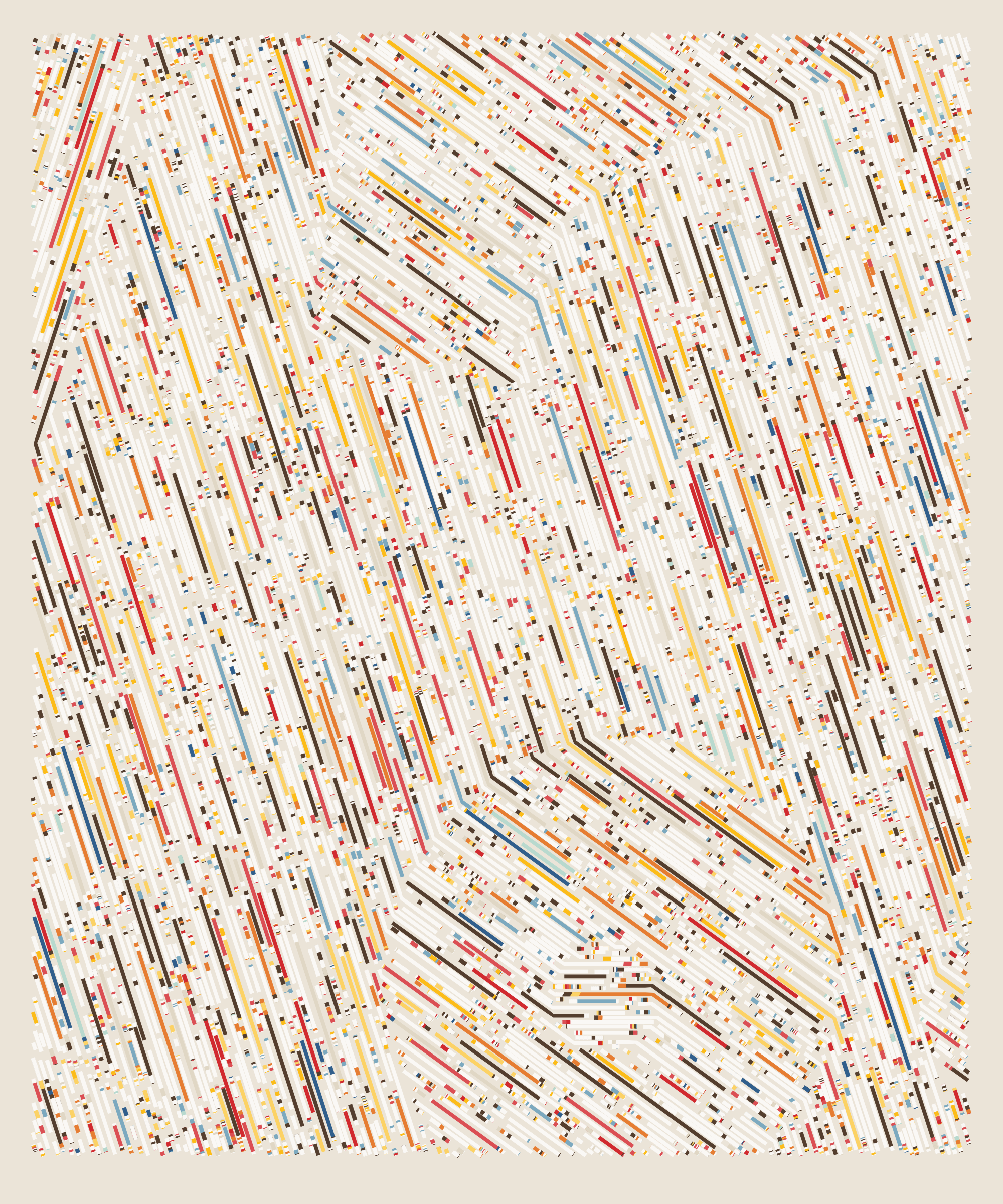 Art Blocks - Art Blocks v2 - Fidenza #718 - NFT # 78000718