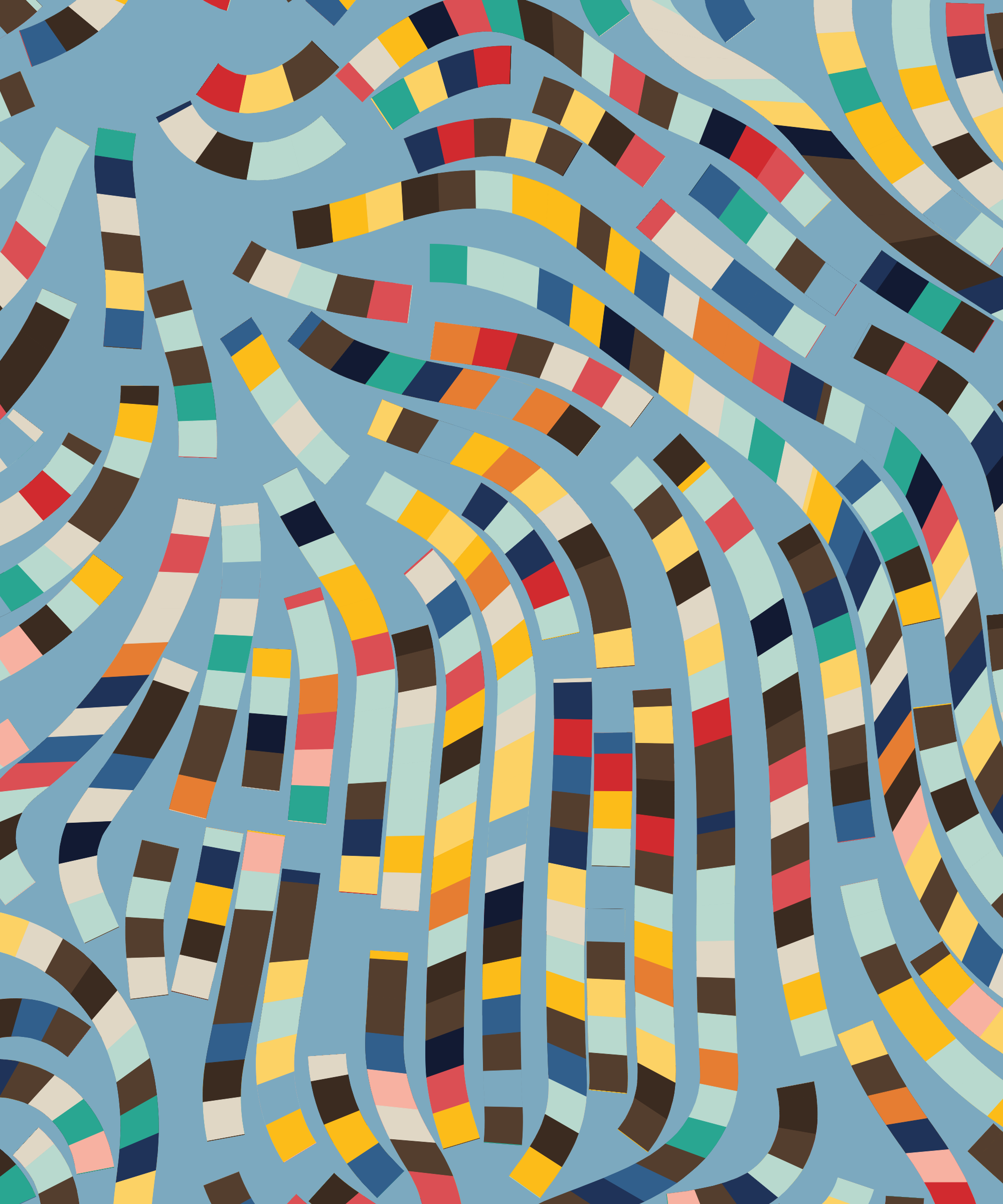 Art Blocks - Art Blocks v2 - Fidenza #729 - NFT # 78000729