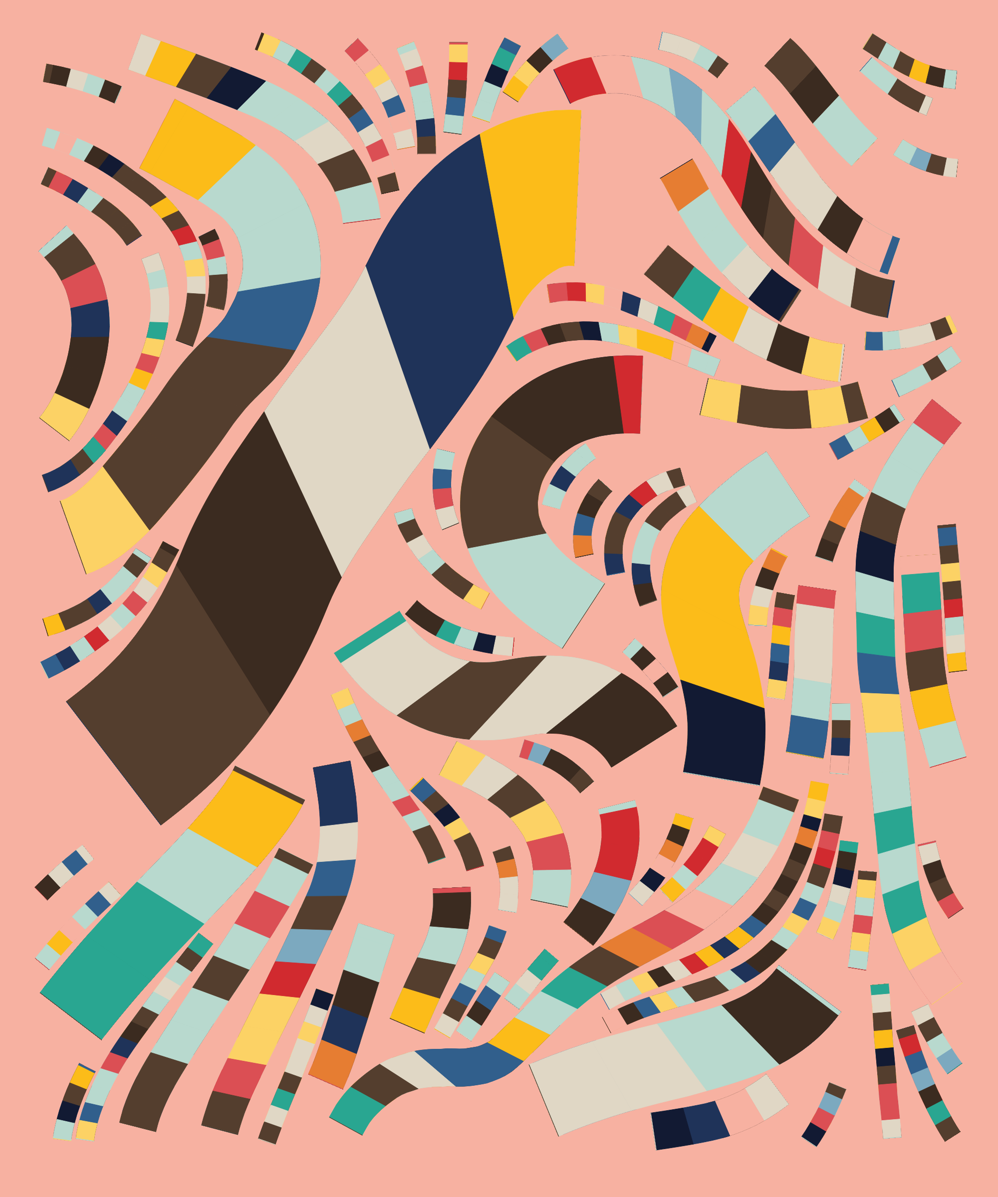 Art Blocks - Art Blocks v2 - Fidenza #733 - NFT # 78000733