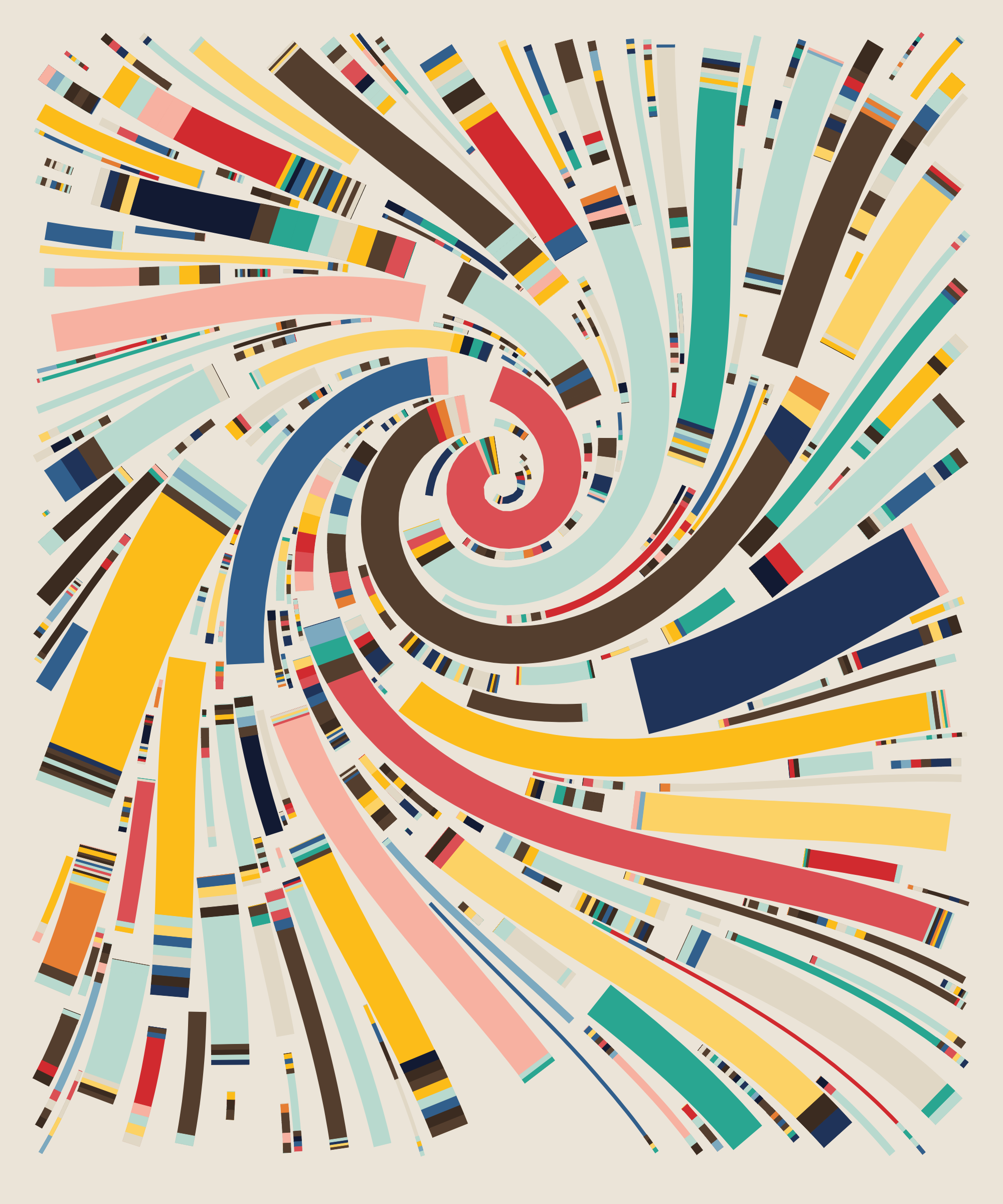 Art Blocks - Art Blocks v2 - Fidenza #745 - NFT # 78000745