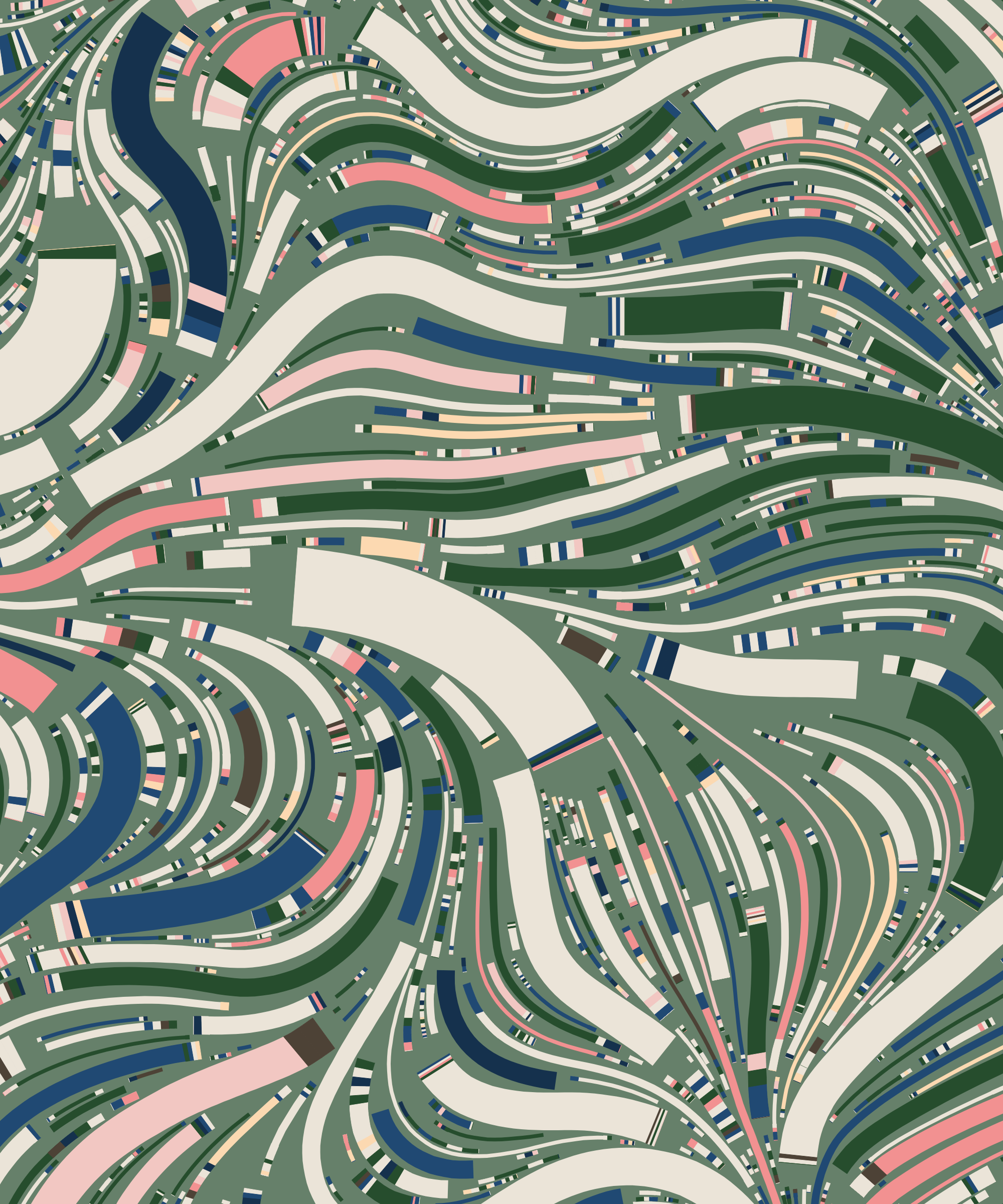 Art Blocks - Art Blocks v2 - Fidenza #753 - NFT # 78000753