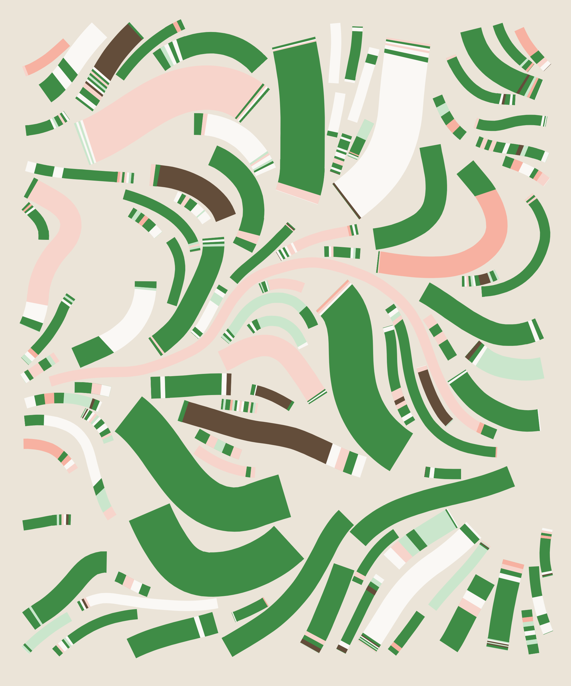 Art Blocks - Art Blocks v2 - Fidenza #760 - NFT # 78000760