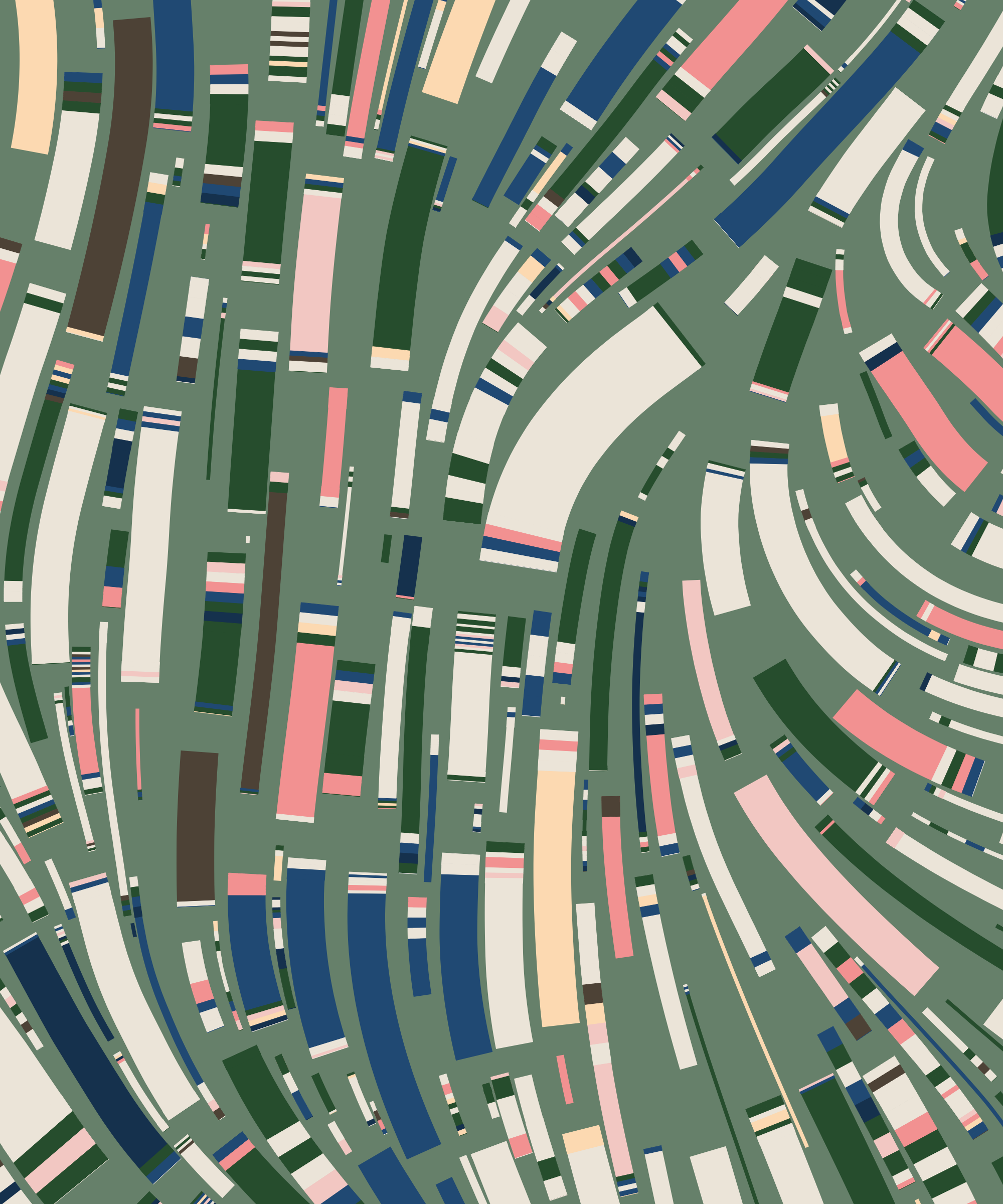 Art Blocks - Art Blocks v2 - Fidenza #761 - NFT # 78000761