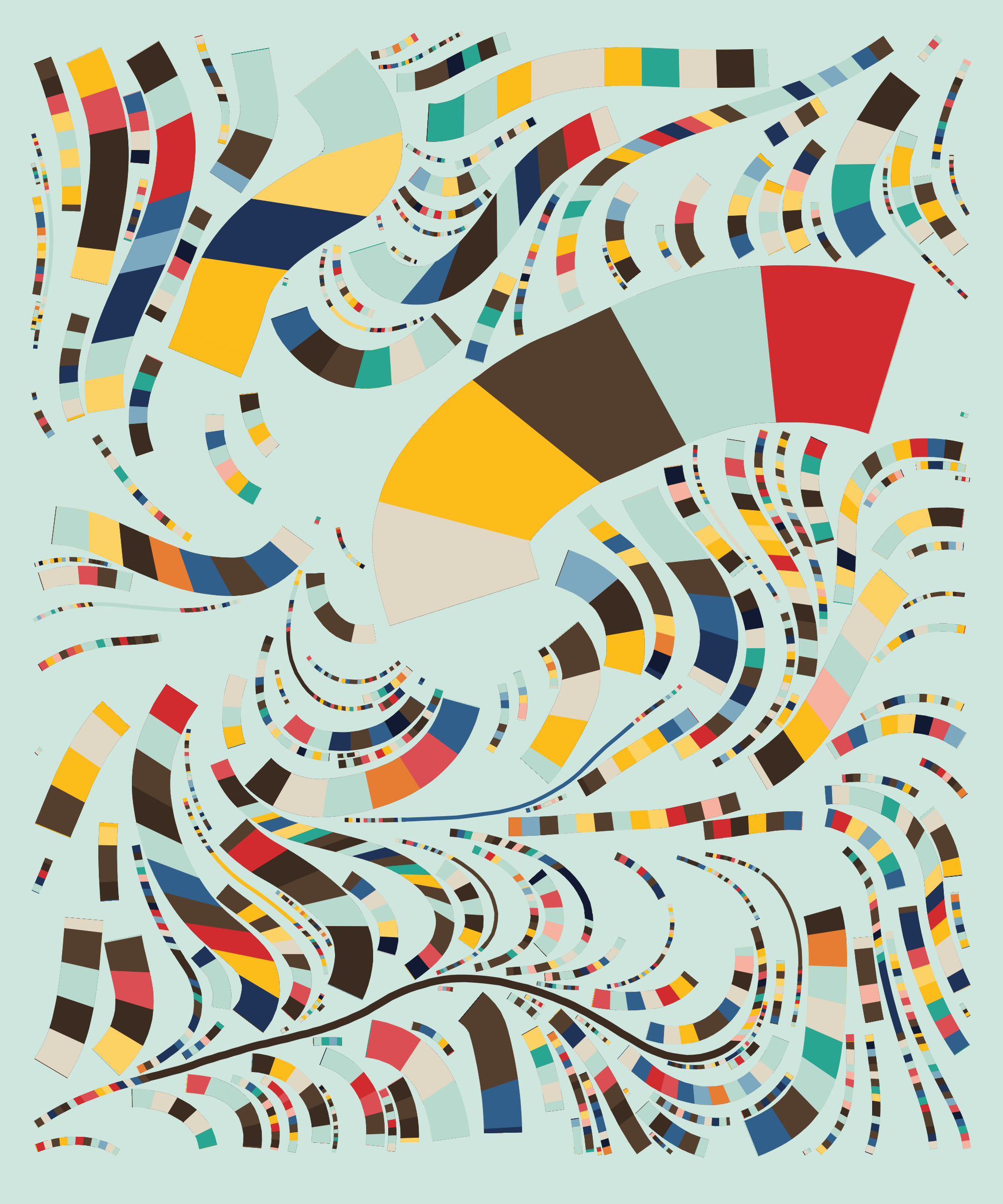 Art Blocks - Art Blocks v2 - Fidenza #793 - NFT # 78000793