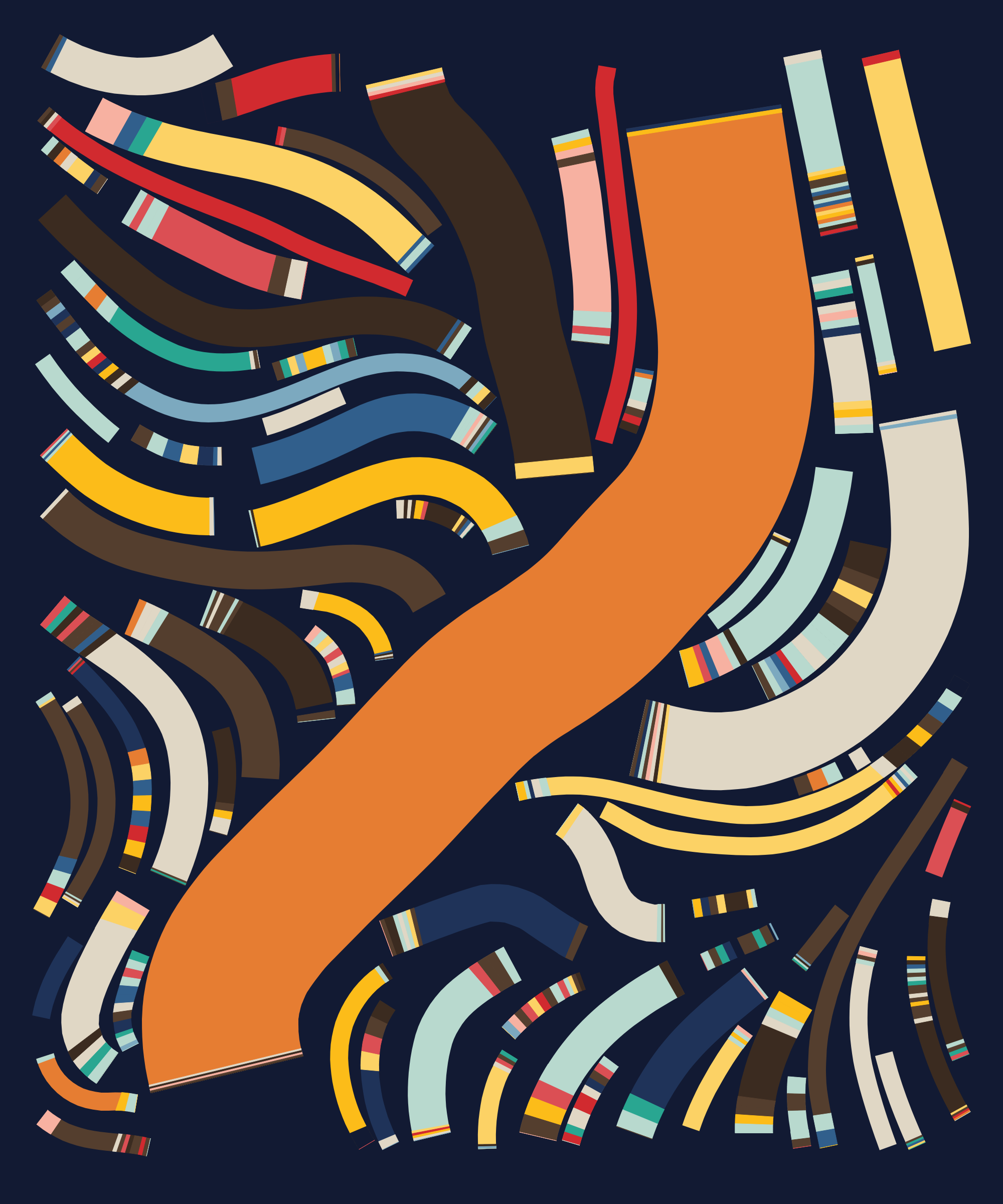 Art Blocks - Art Blocks v2 - Fidenza #794 - NFT # 78000794