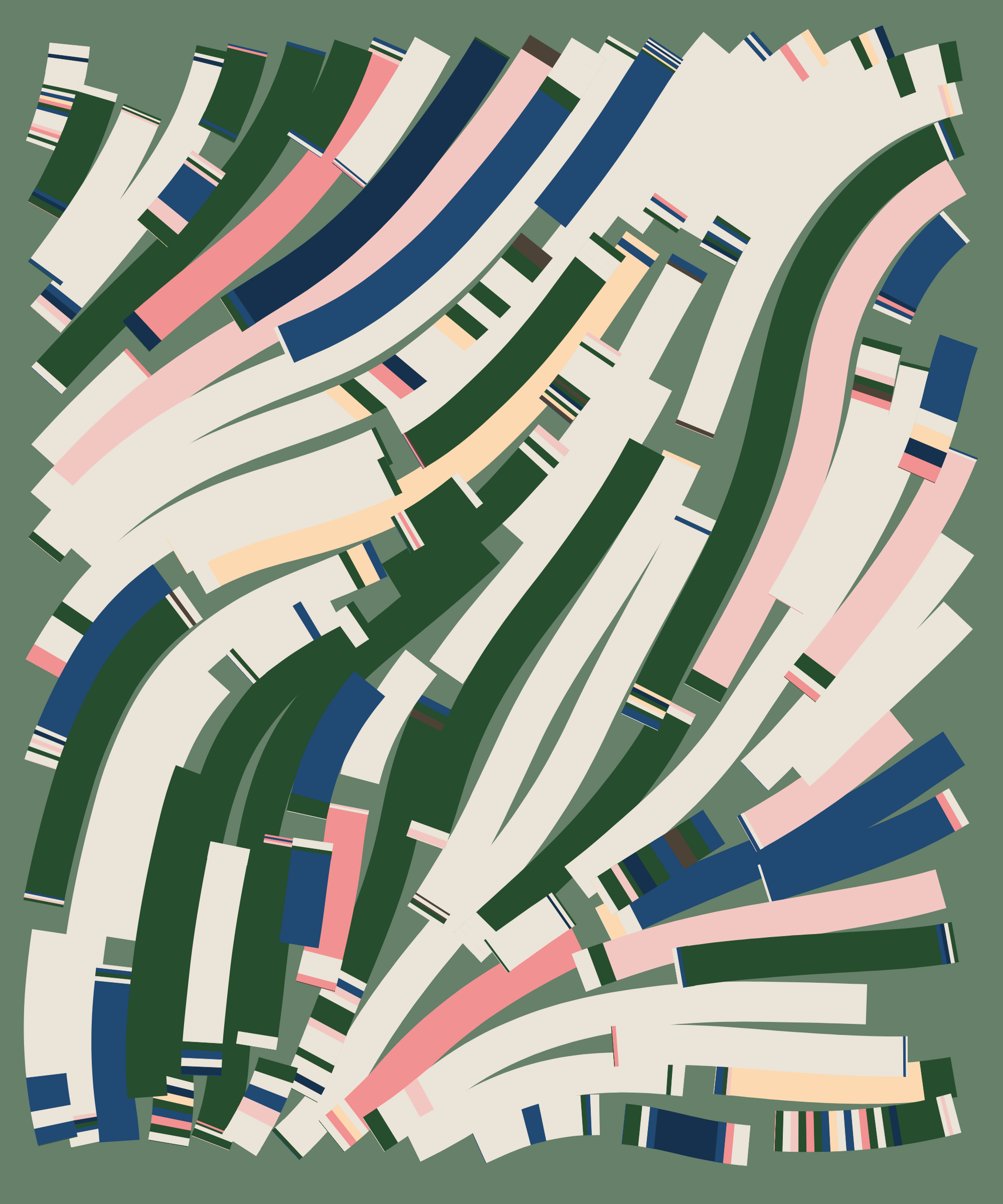 Art Blocks - Art Blocks v2 - Fidenza #796 - NFT # 78000796