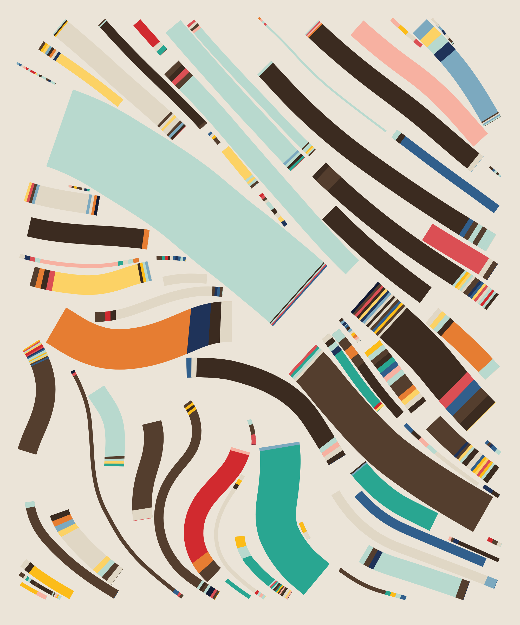 Art Blocks - Art Blocks v2 - Fidenza #833 - NFT # 78000833