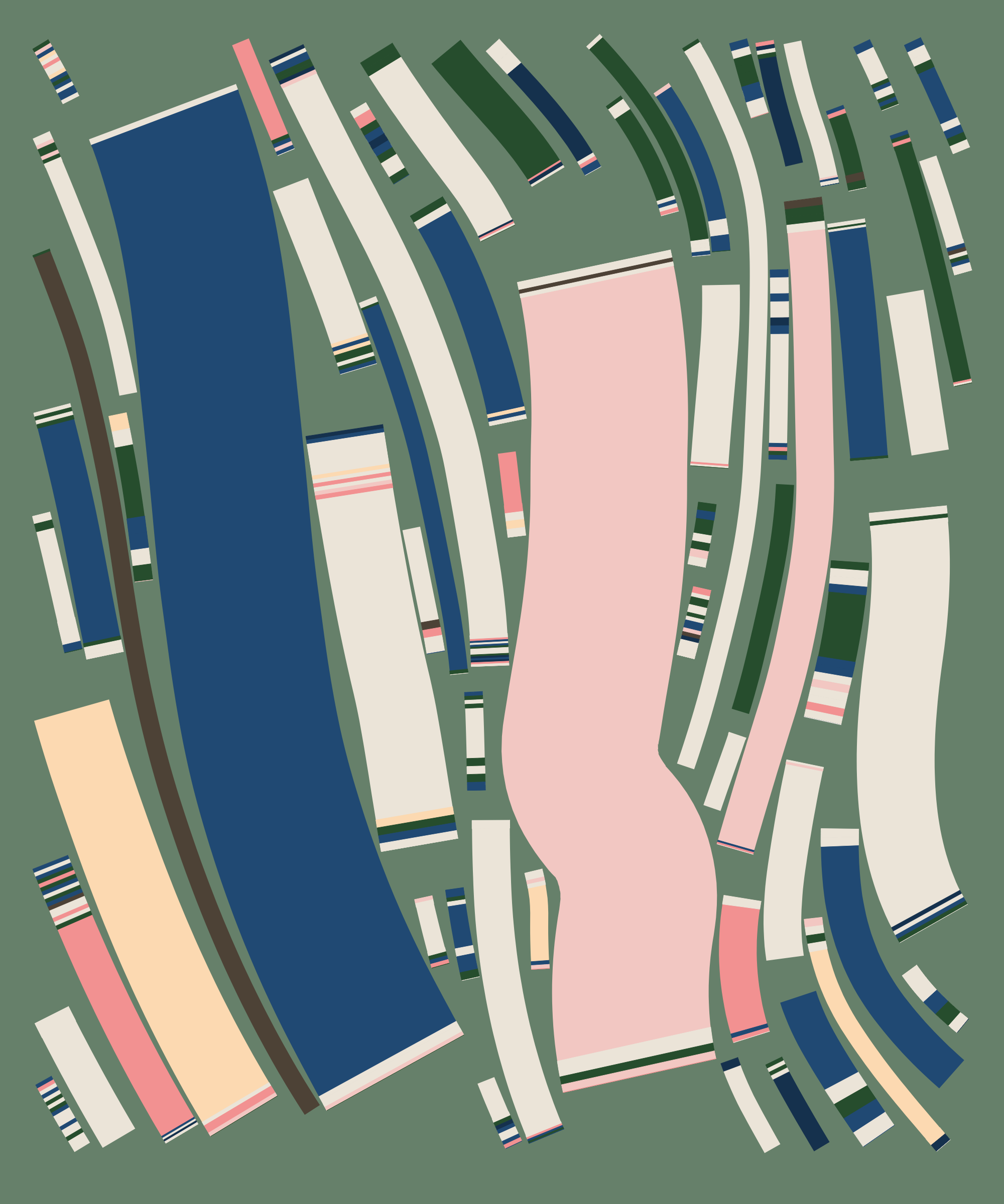 Art Blocks - Art Blocks v2 - Fidenza #855 - NFT # 78000855