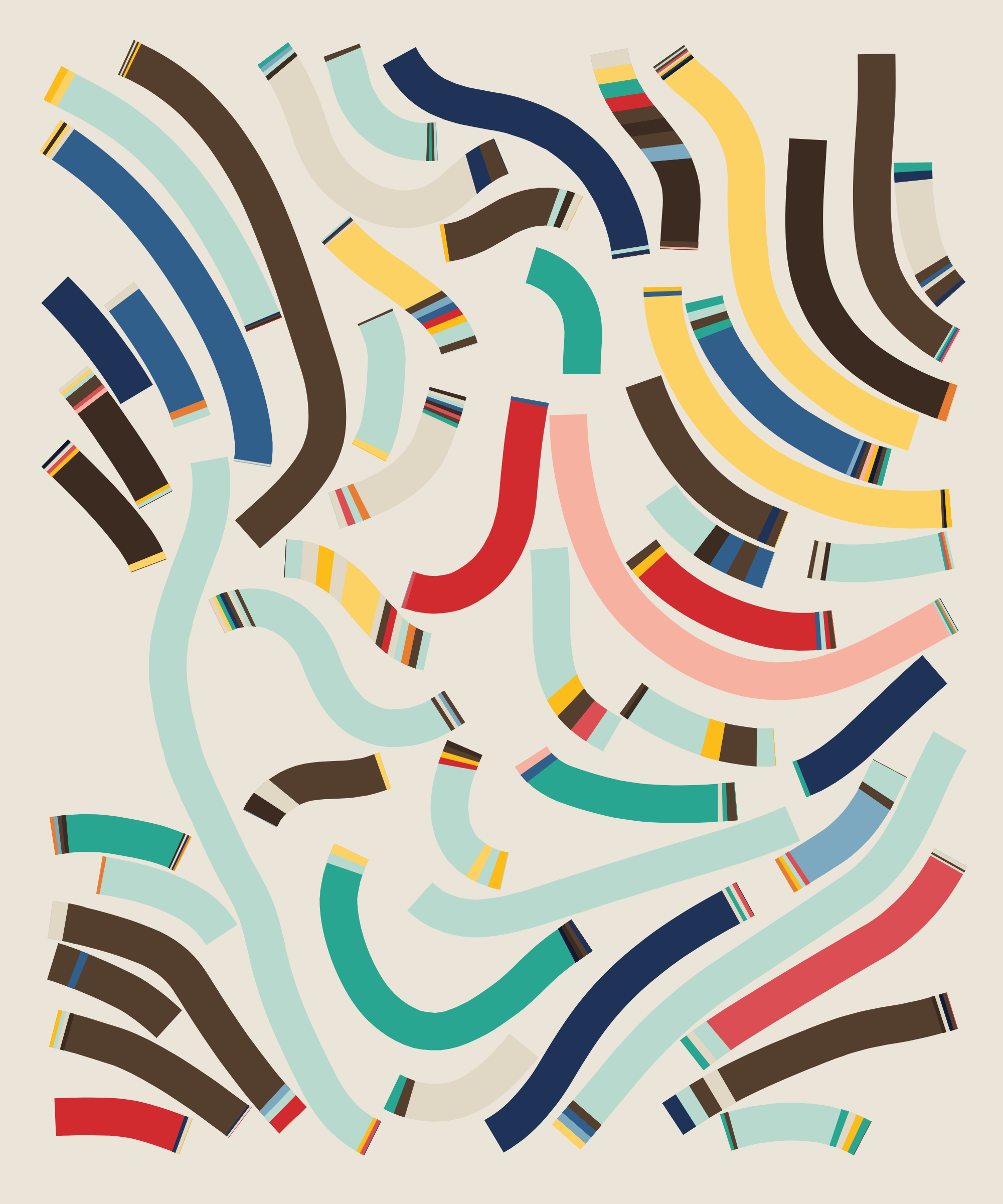 Art Blocks - Art Blocks v2 - Fidenza #868 - NFT # 78000868