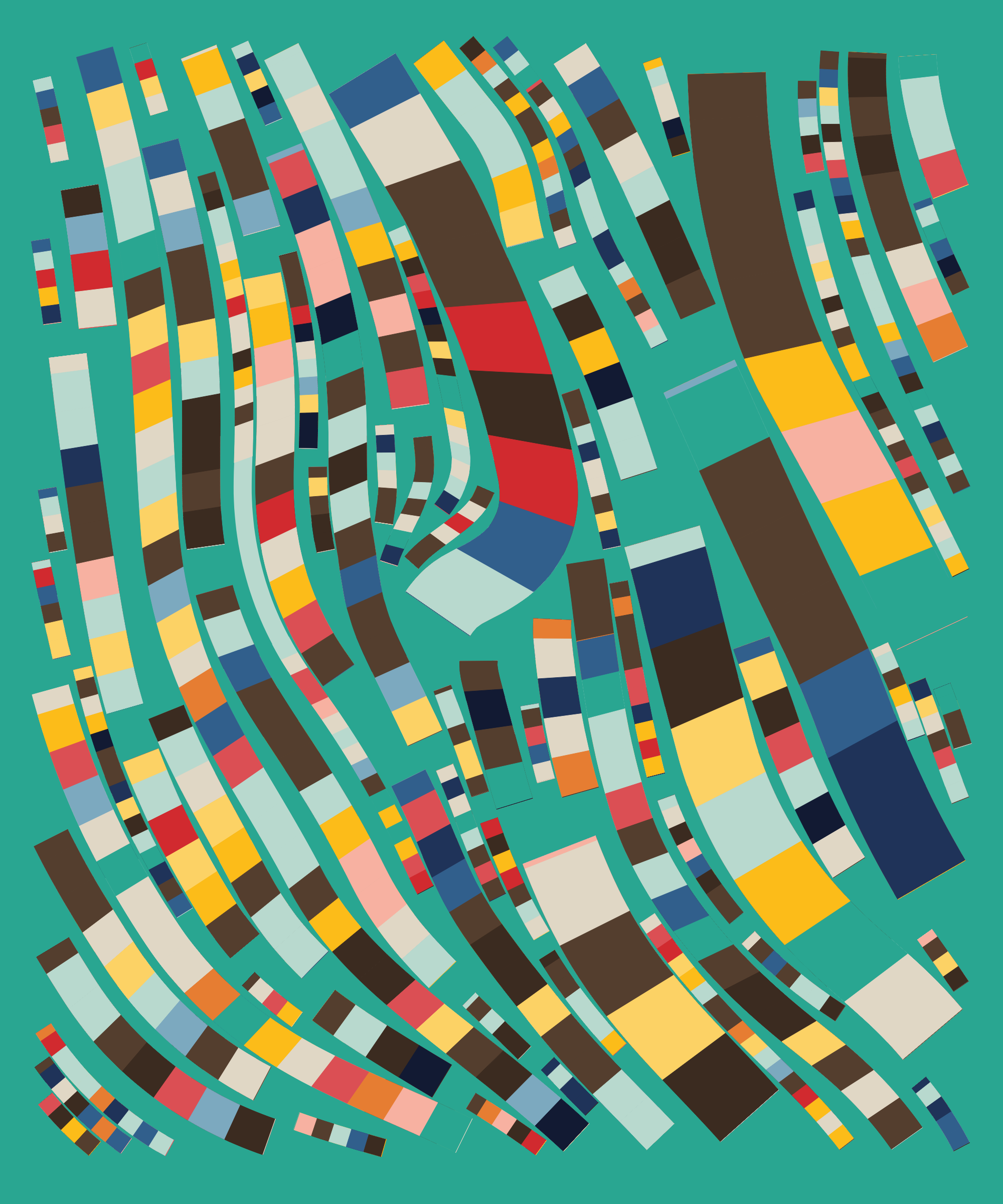 Art Blocks - Art Blocks v2 - Fidenza #872 - NFT # 78000872