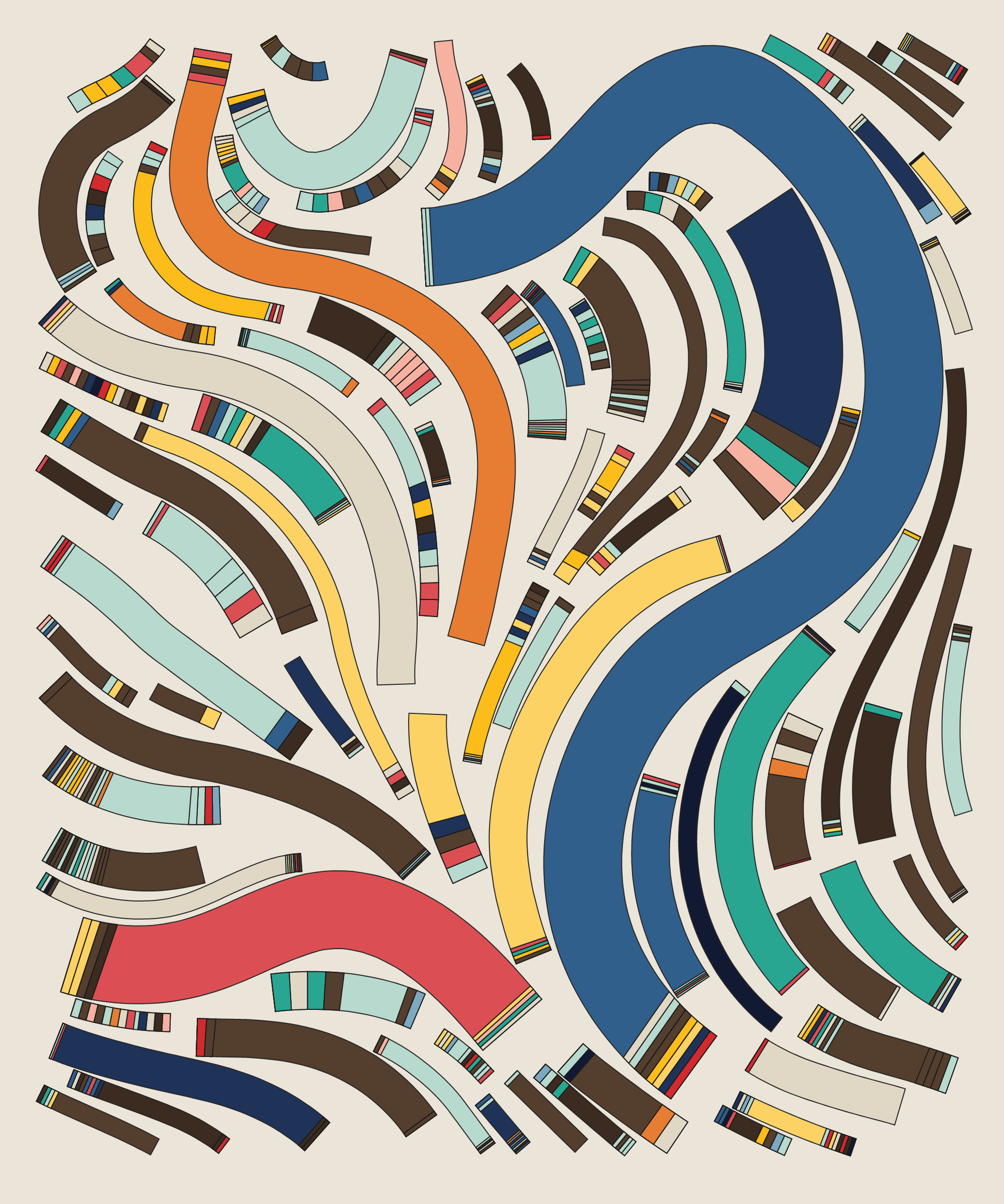 Art Blocks - Art Blocks v2 - Fidenza #875 - NFT # 78000875