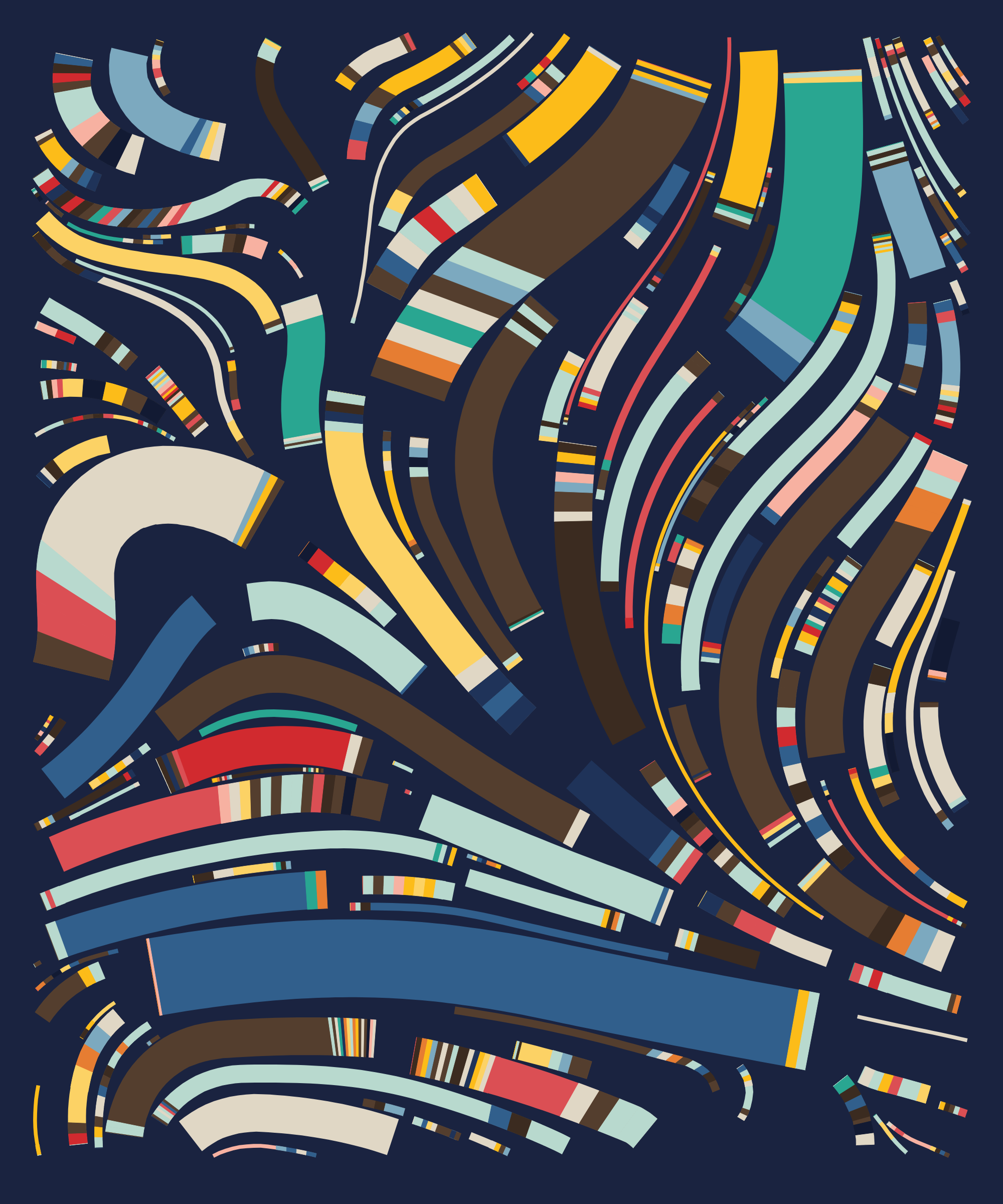 Art Blocks - Art Blocks v2 - Fidenza #880 - NFT # 78000880