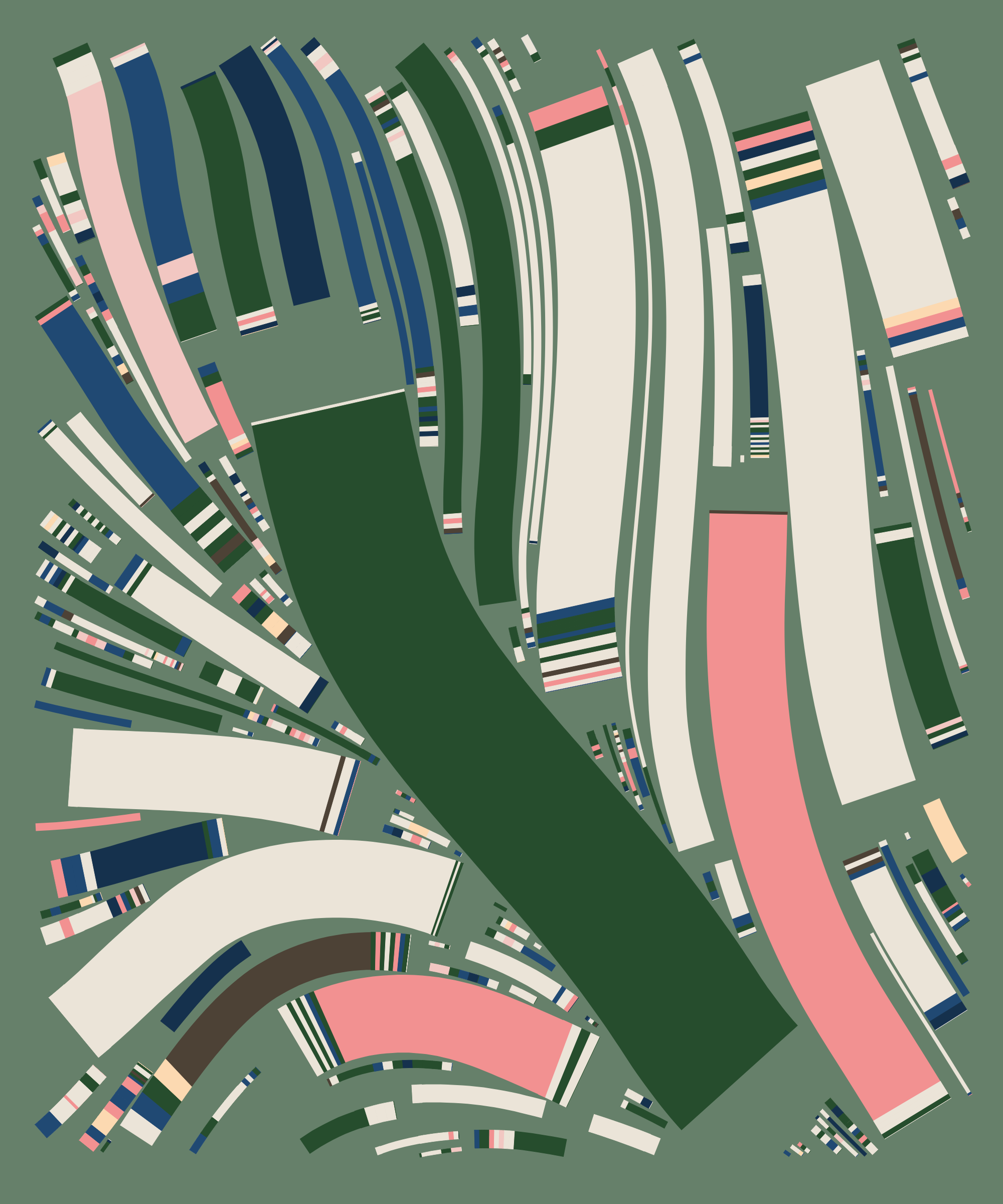 Art Blocks - Art Blocks v2 - Fidenza #881 - NFT # 78000881