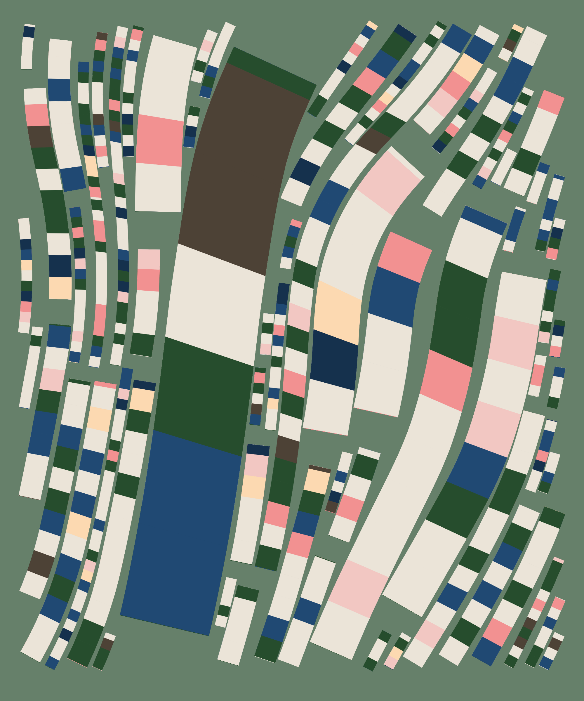 Art Blocks - Art Blocks v2 - Fidenza #883 - NFT # 78000883