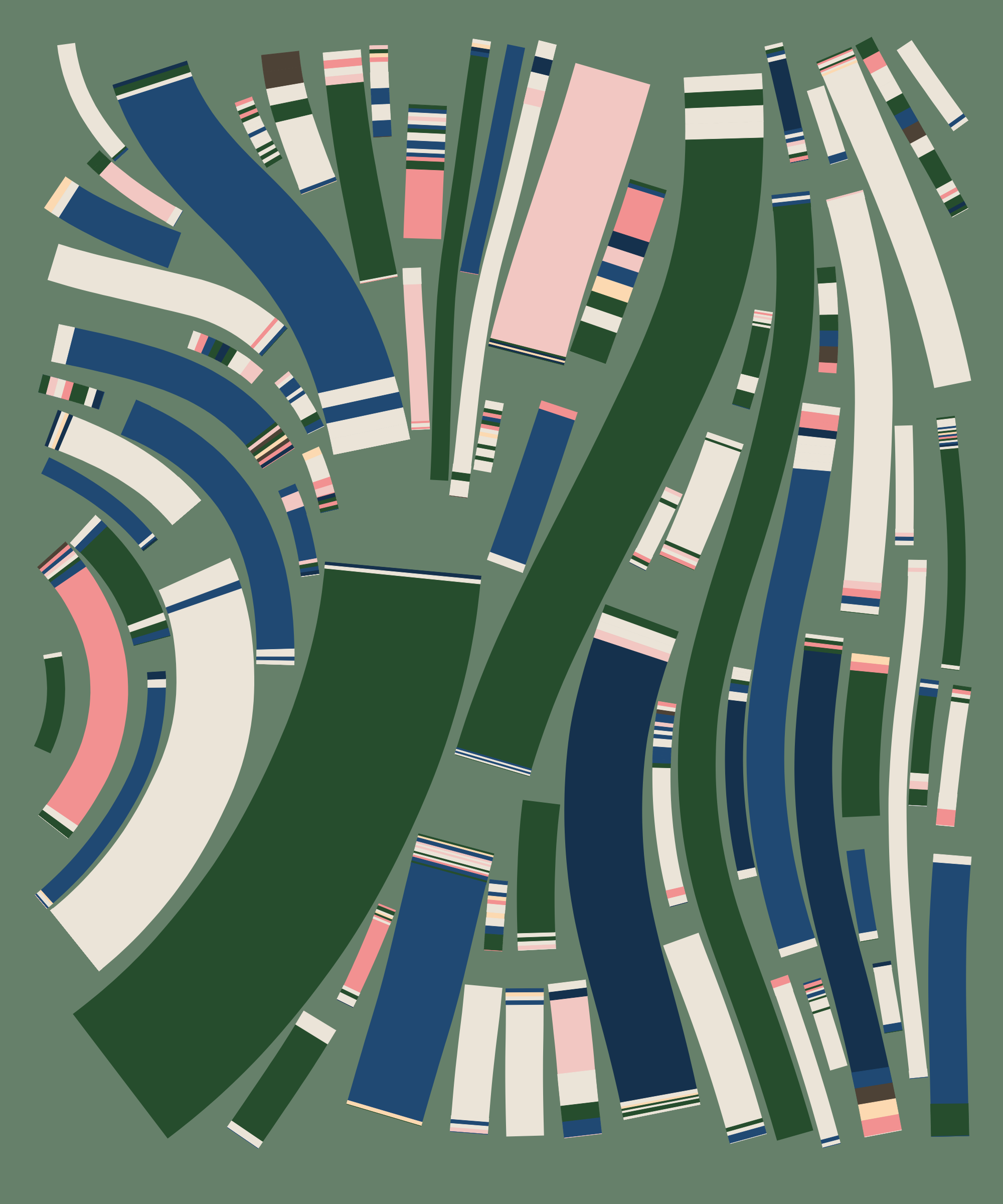 Art Blocks - Art Blocks v2 - Fidenza #905 - NFT # 78000905