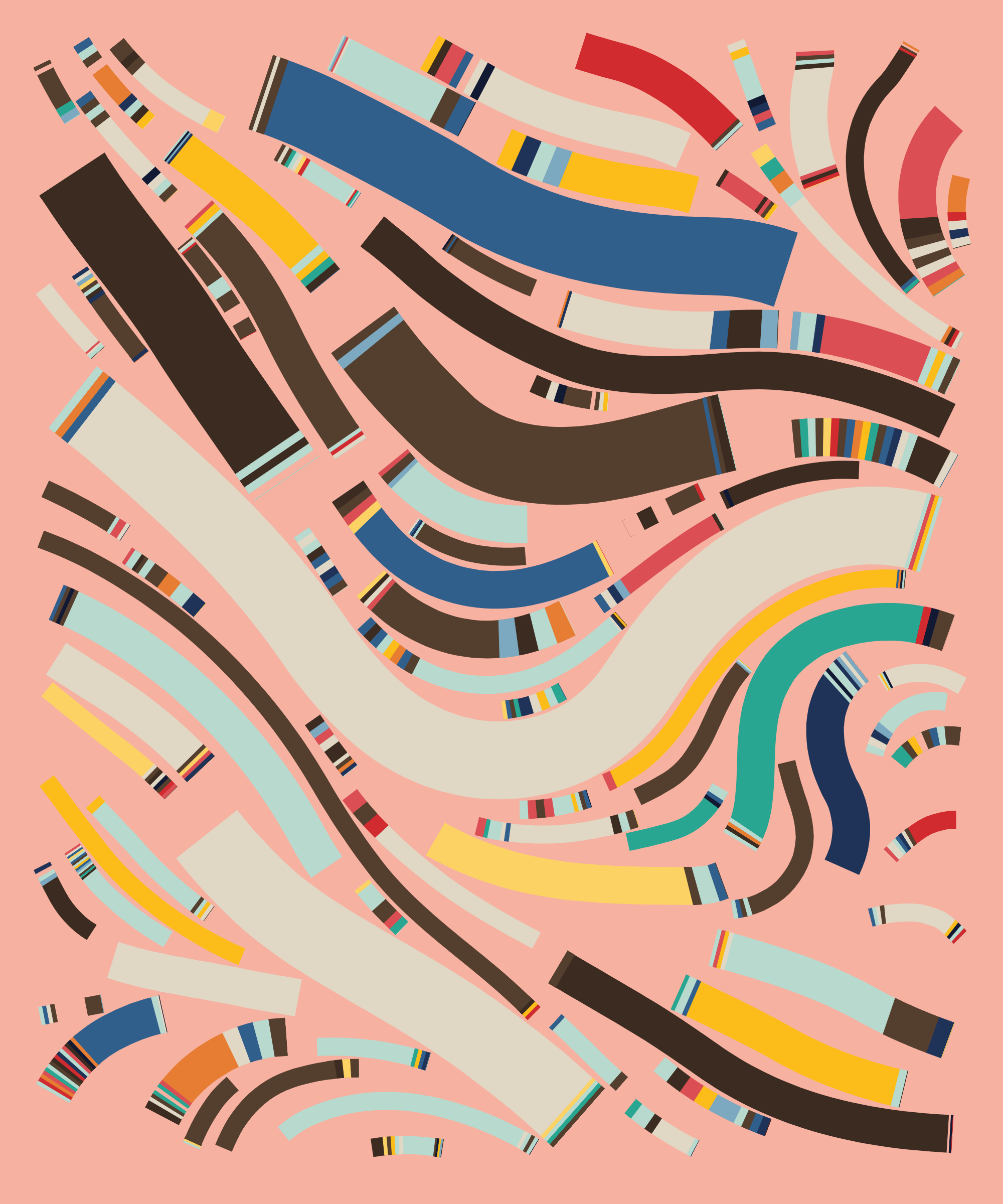 Art Blocks - Art Blocks v2 - Fidenza #913 - NFT # 78000913