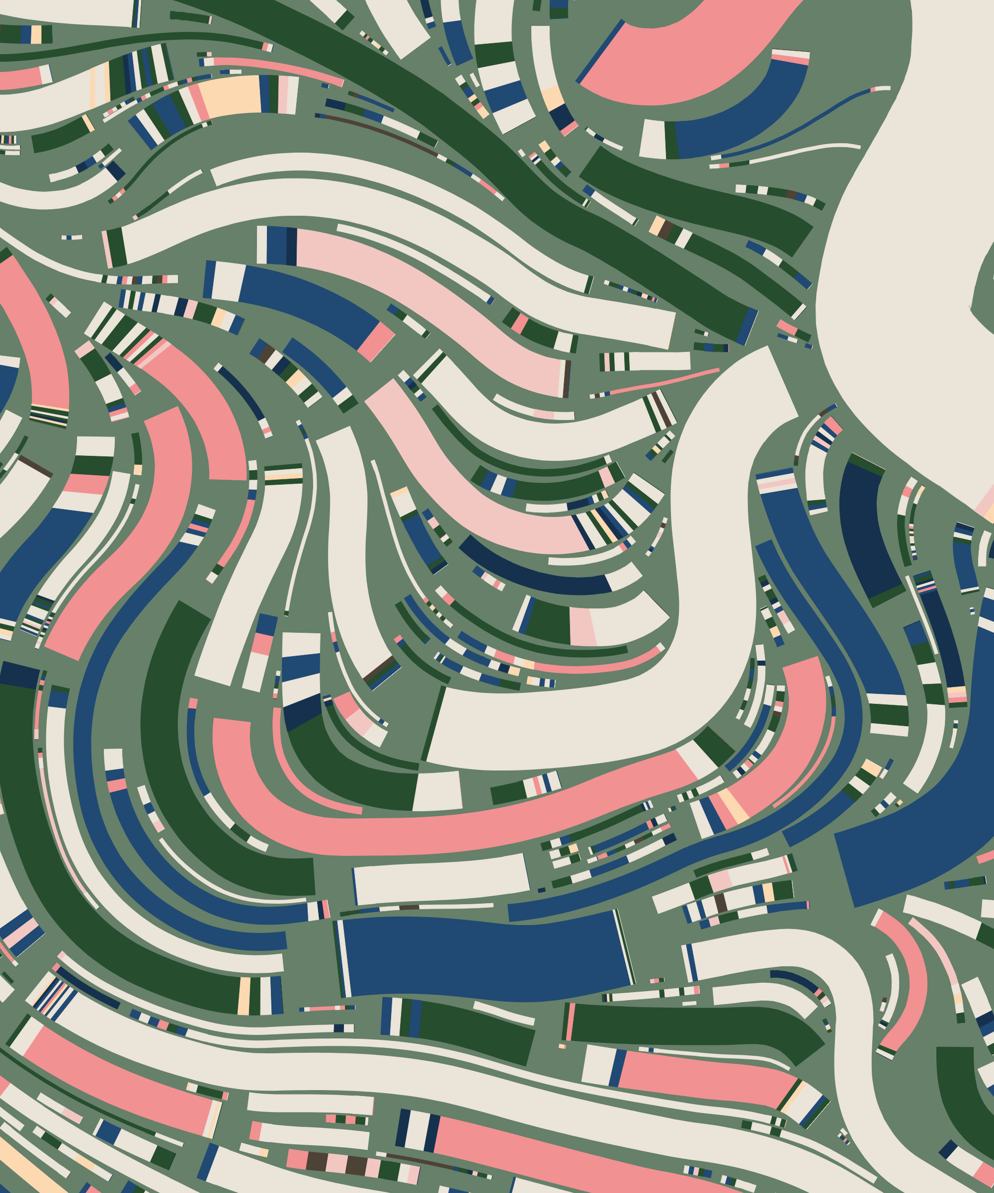 Art Blocks - Art Blocks v2 - Fidenza #915 - NFT # 78000915