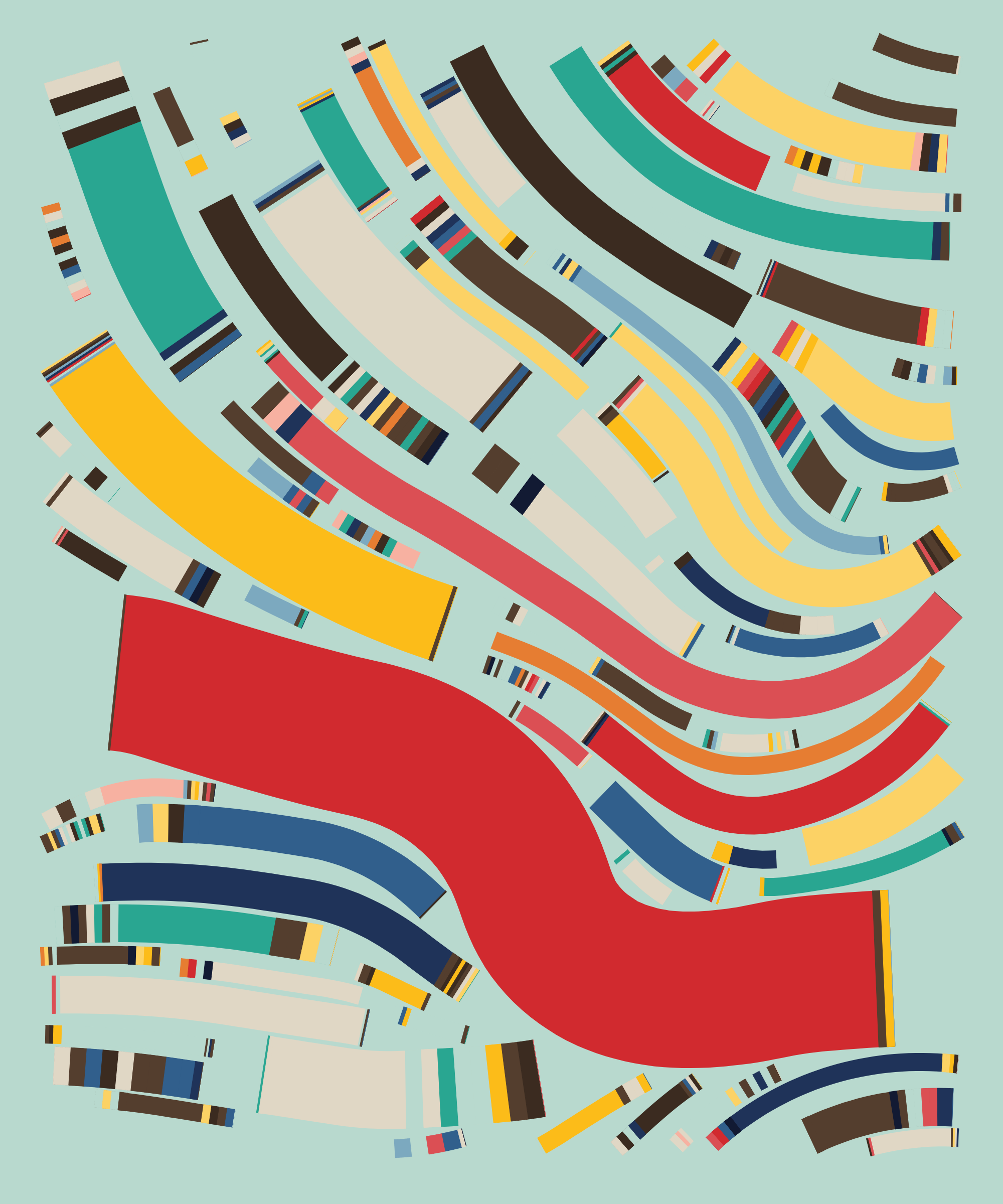 Art Blocks - Art Blocks v2 - Fidenza #942 - NFT # 78000942