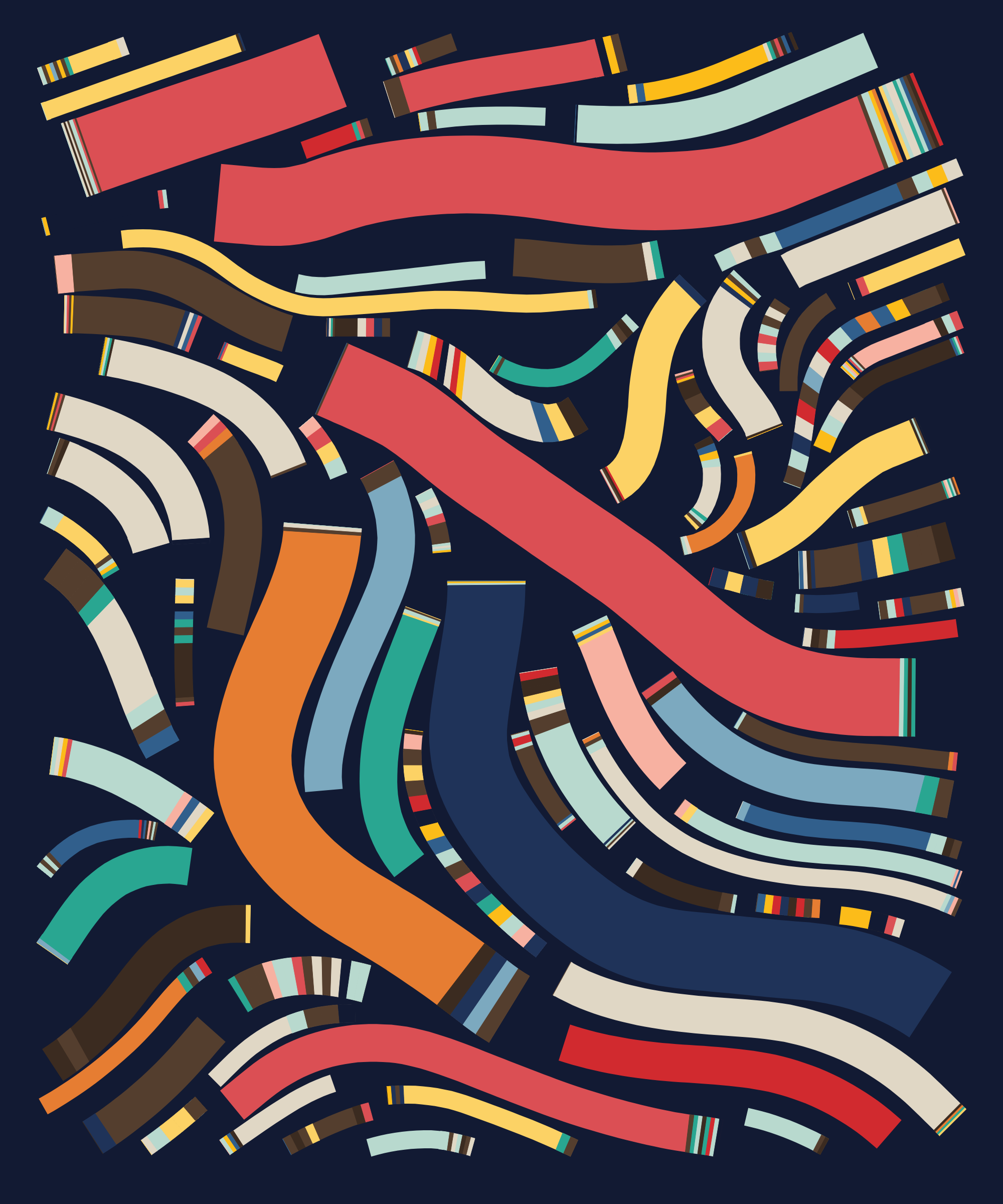 Art Blocks - Art Blocks v2 - Fidenza #946 - NFT # 78000946