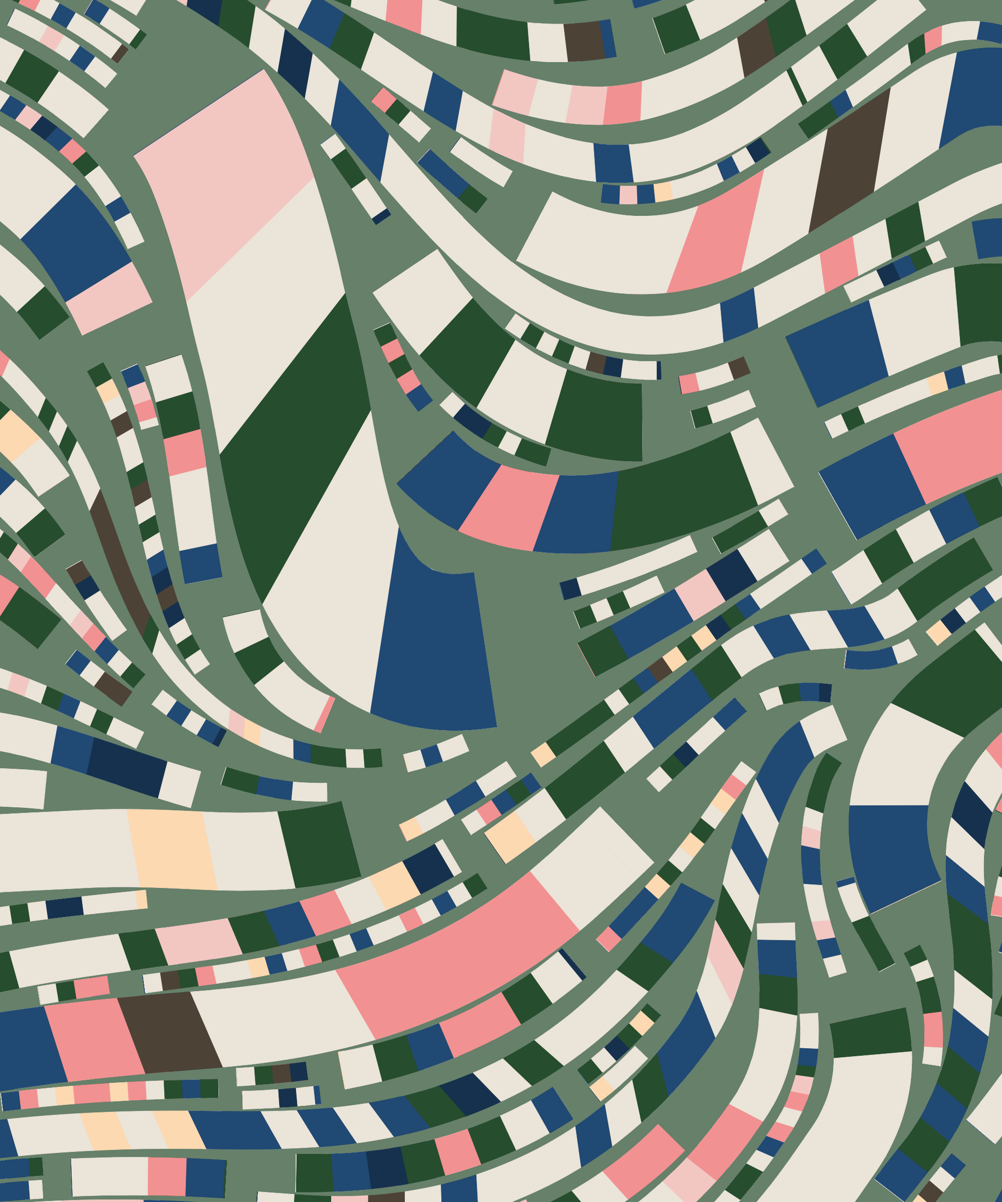 Art Blocks - Art Blocks v2 - Fidenza #947 - NFT # 78000947