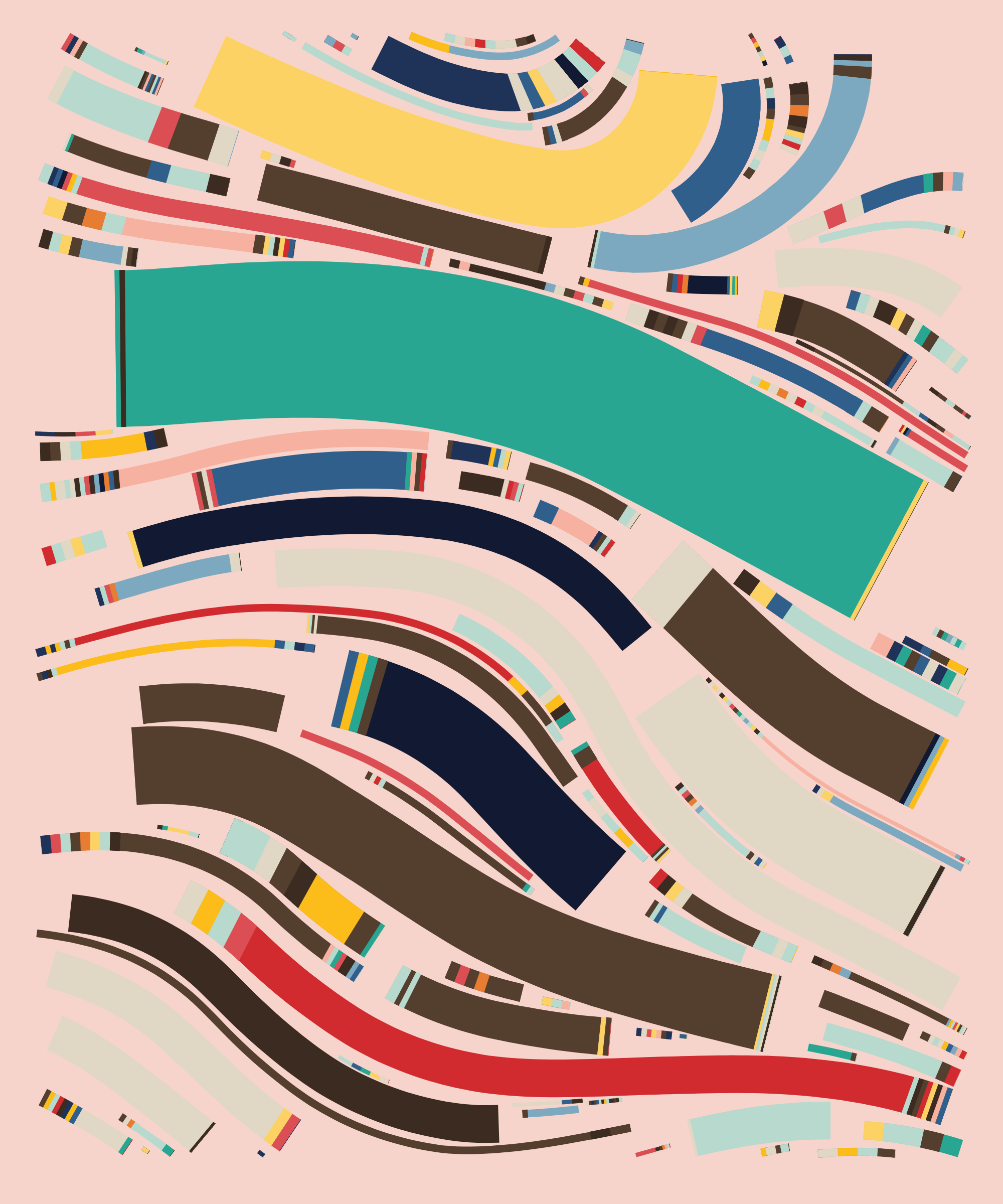 Art Blocks - Art Blocks v2 - Fidenza #964 - NFT # 78000964