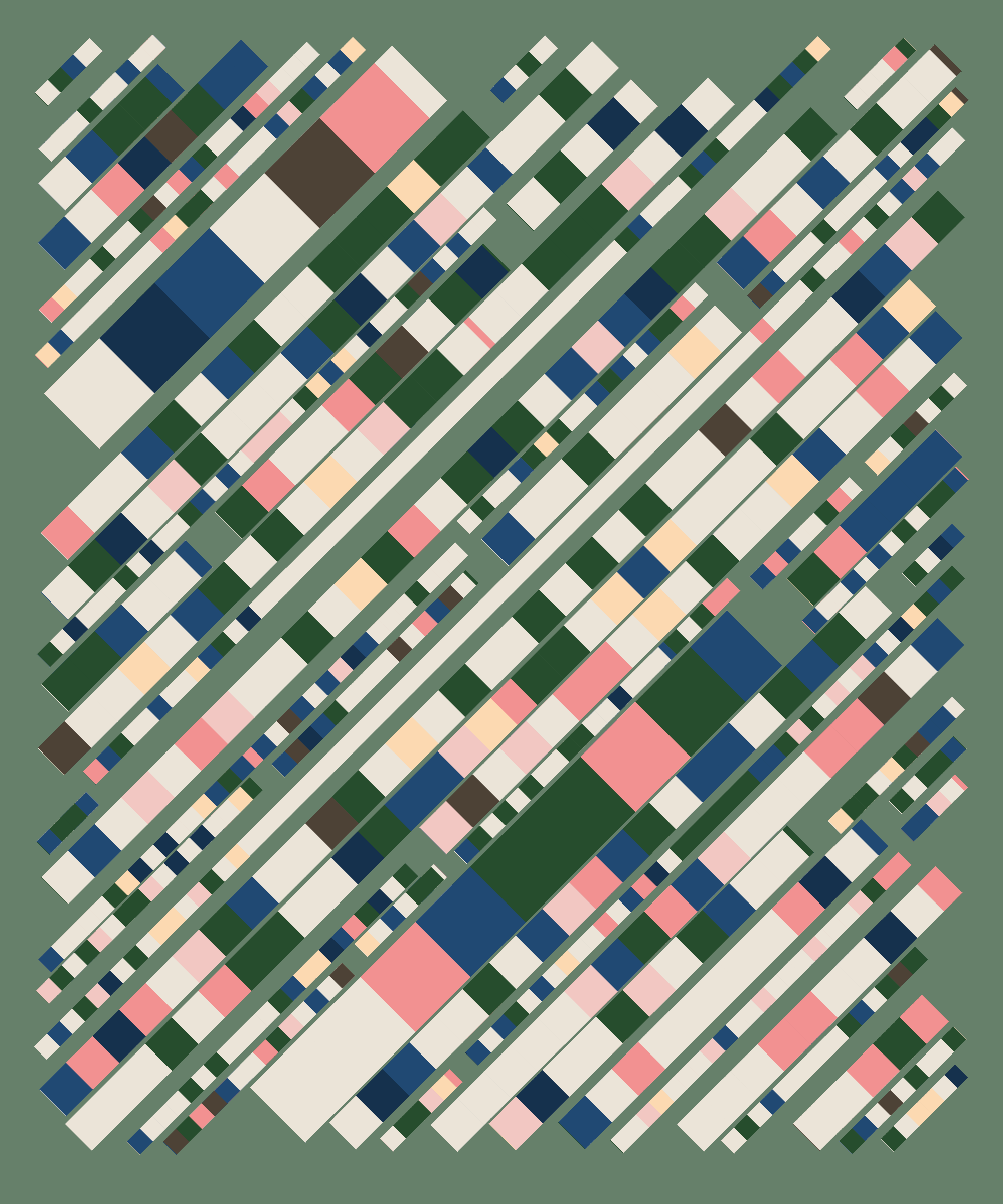 Art Blocks - Art Blocks v2 - Fidenza #965 - NFT # 78000965