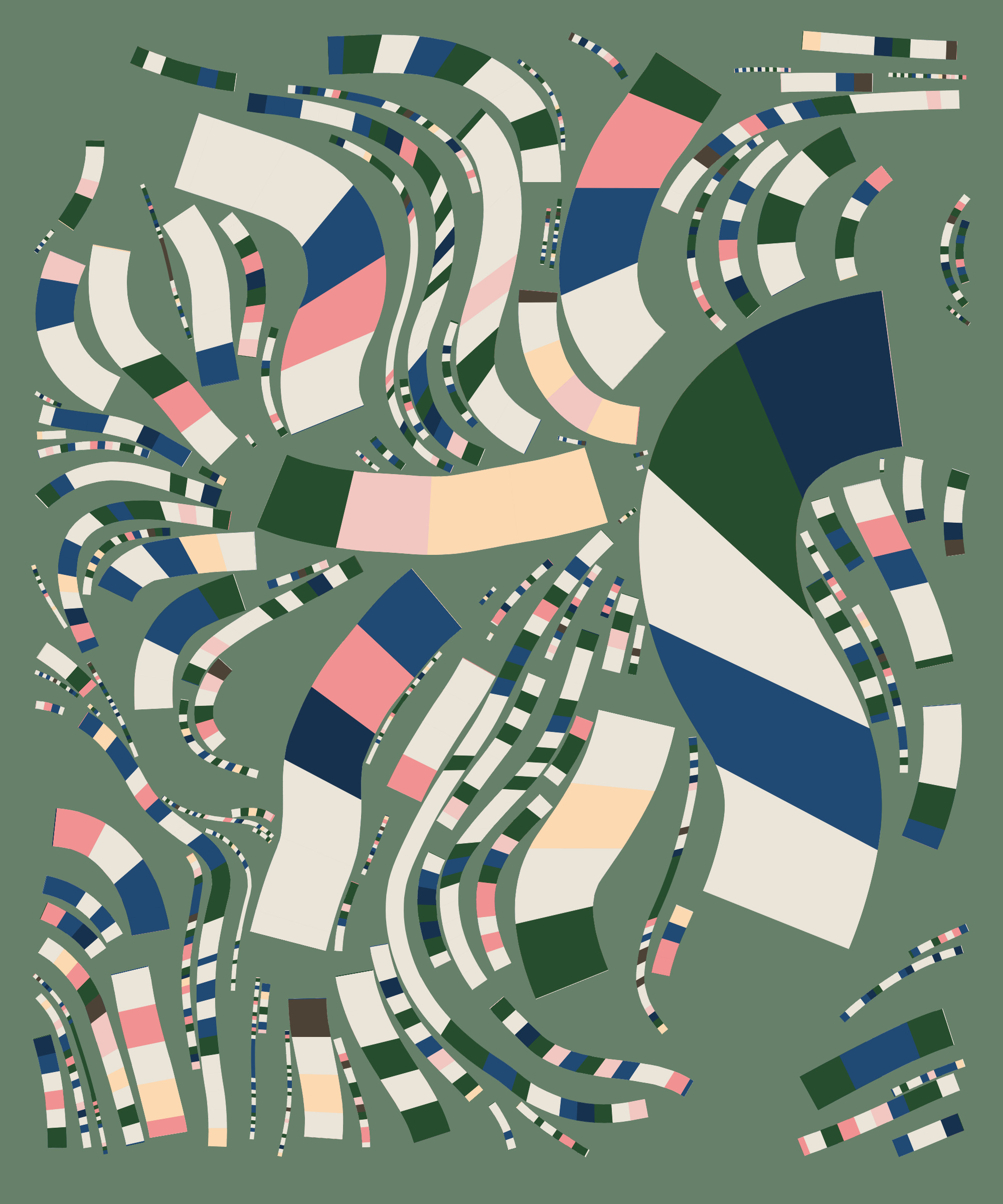 Art Blocks - Art Blocks v2 - Fidenza #969 - NFT # 78000969