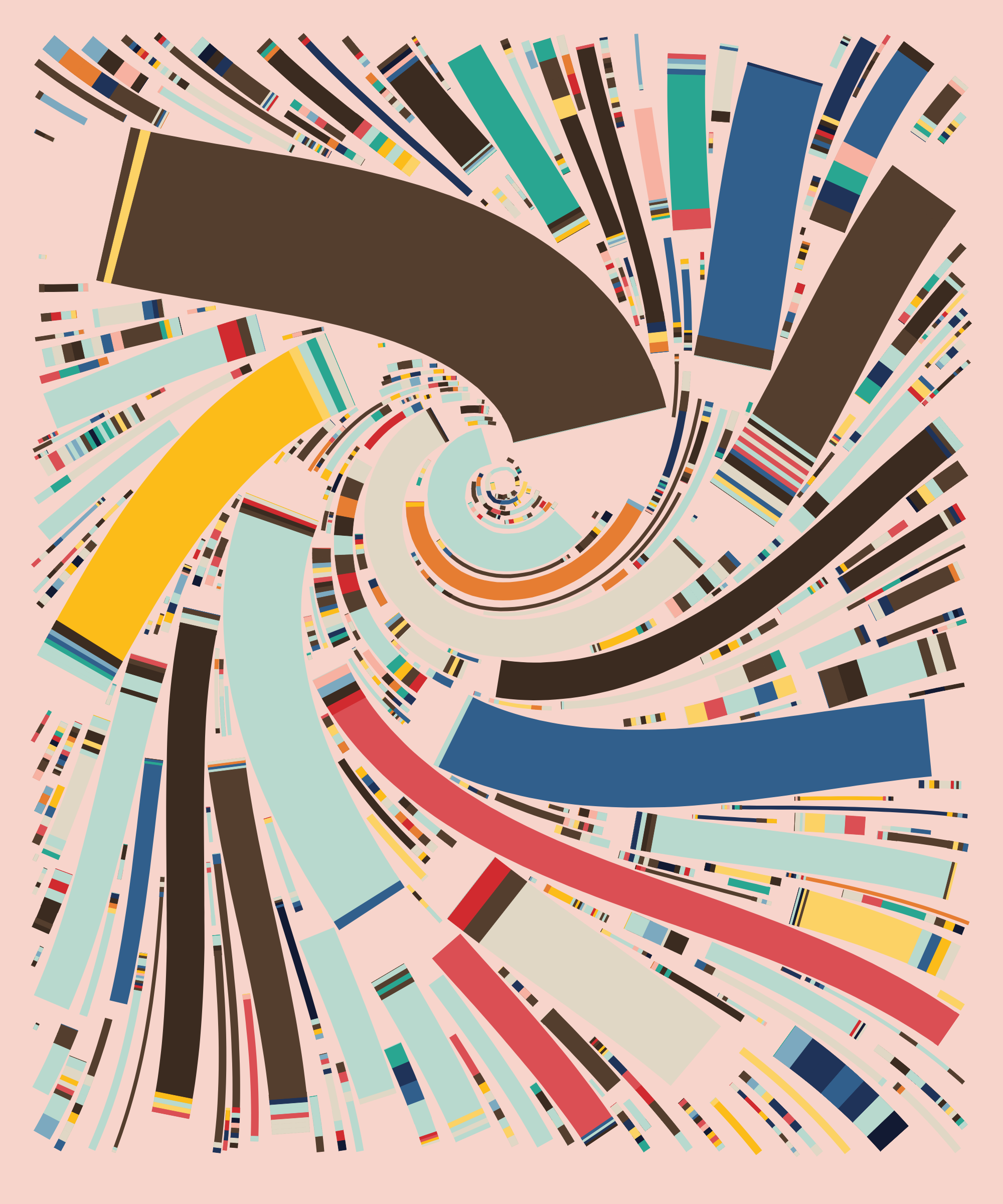 Art Blocks - Art Blocks v2 - Fidenza #985 - NFT # 78000985