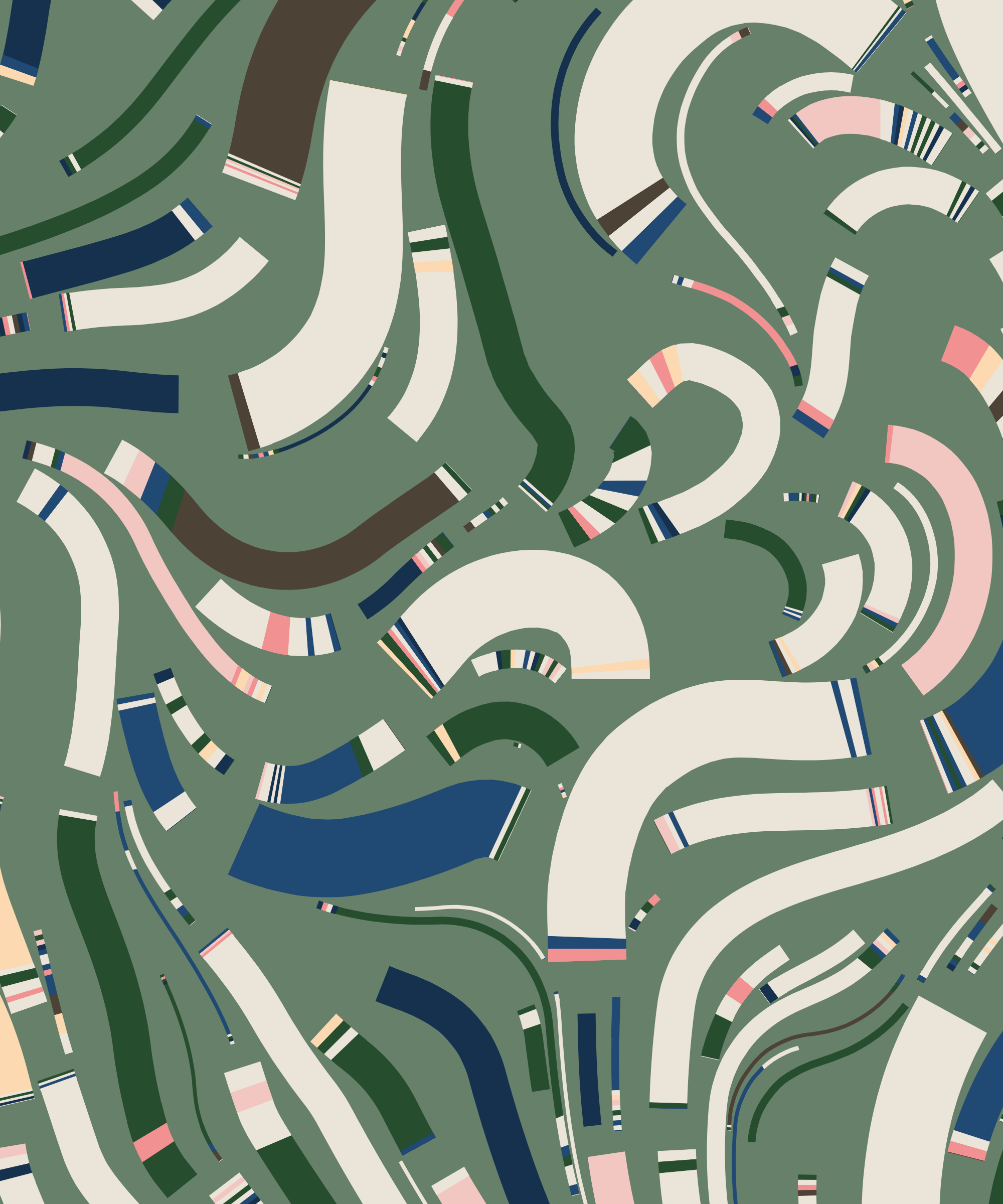 Art Blocks - Art Blocks v2 - Fidenza #987 - NFT # 78000987