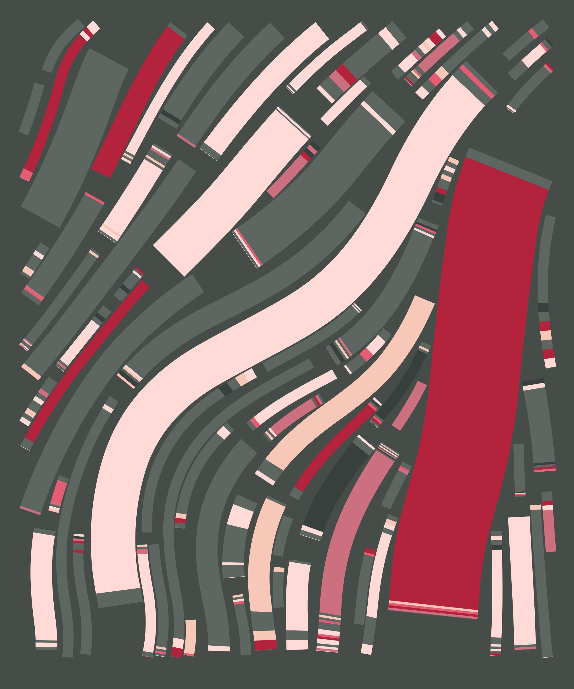 Art Blocks - Art Blocks v2 - Fidenza #992 - NFT # 78000992