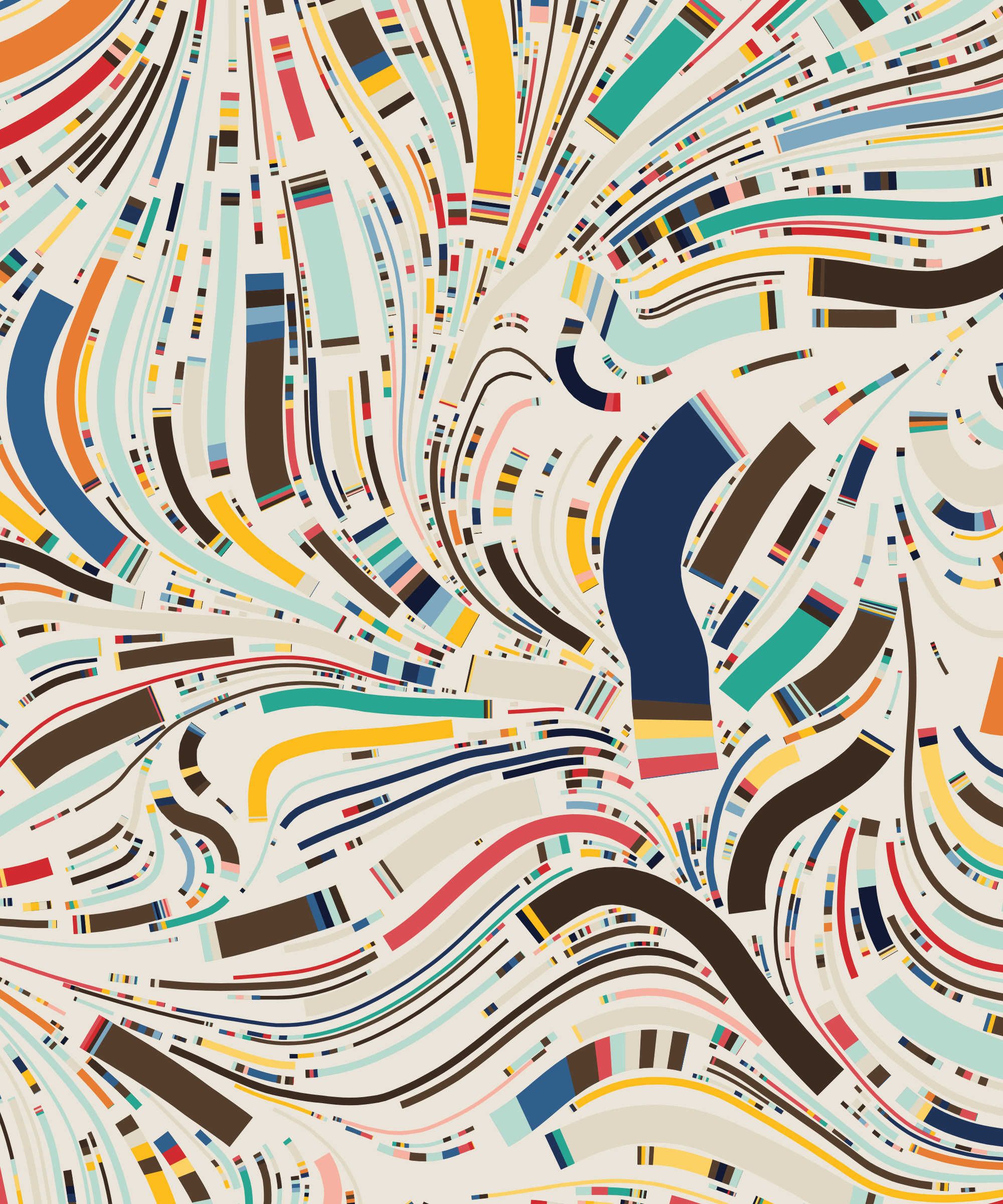 Art Blocks - Art Blocks v2 - Fidenza #997 - NFT # 78000997