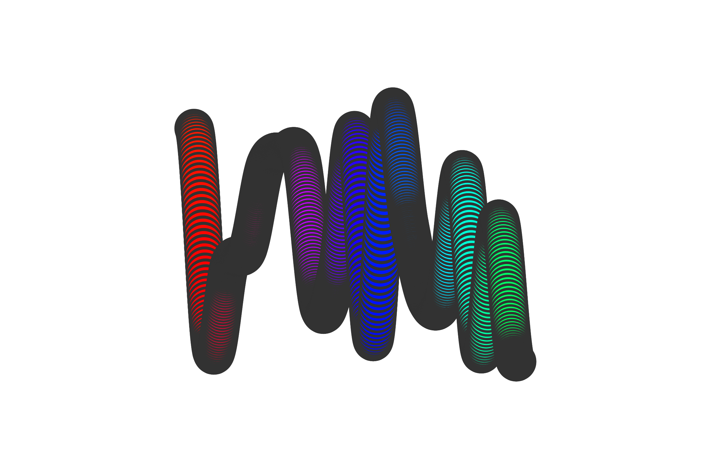 Art Blocks - Art Blocks v1 - Chromie Squiggle #80 - NFT # 80