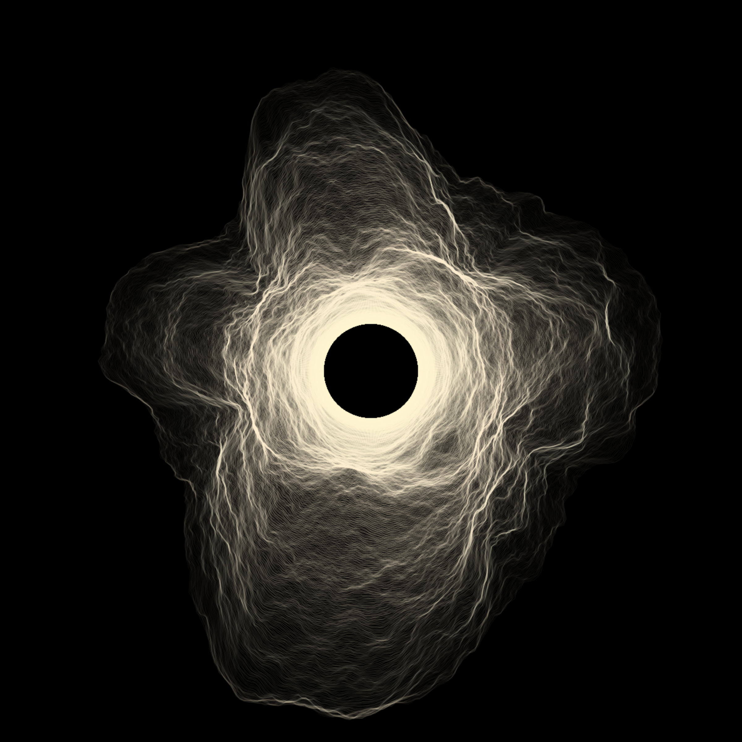 Art Blocks - Art Blocks v2 - Singularity #966 - NFT # 8000966