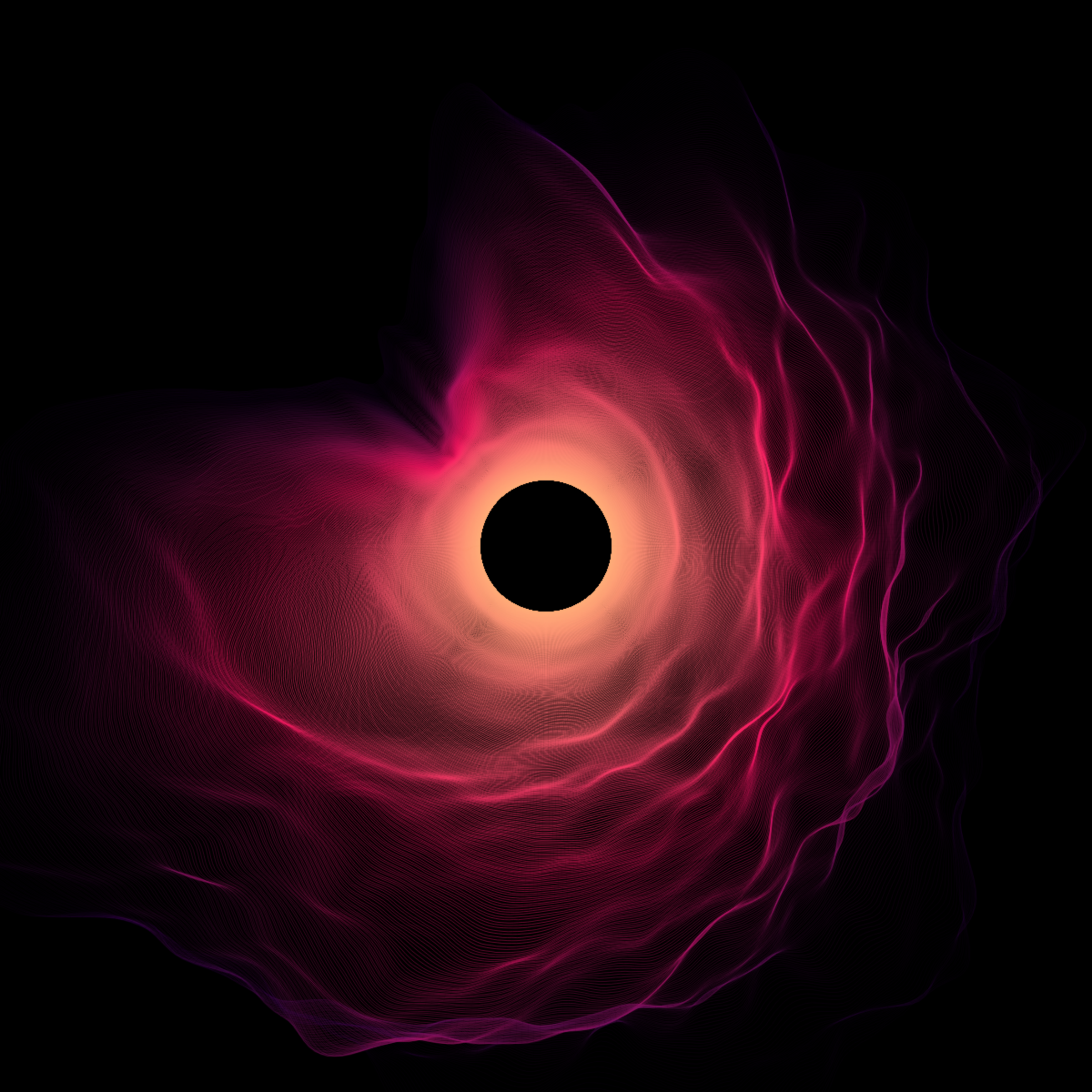 Art Blocks - Art Blocks v2 - Singularity #1004 - NFT # 8001004